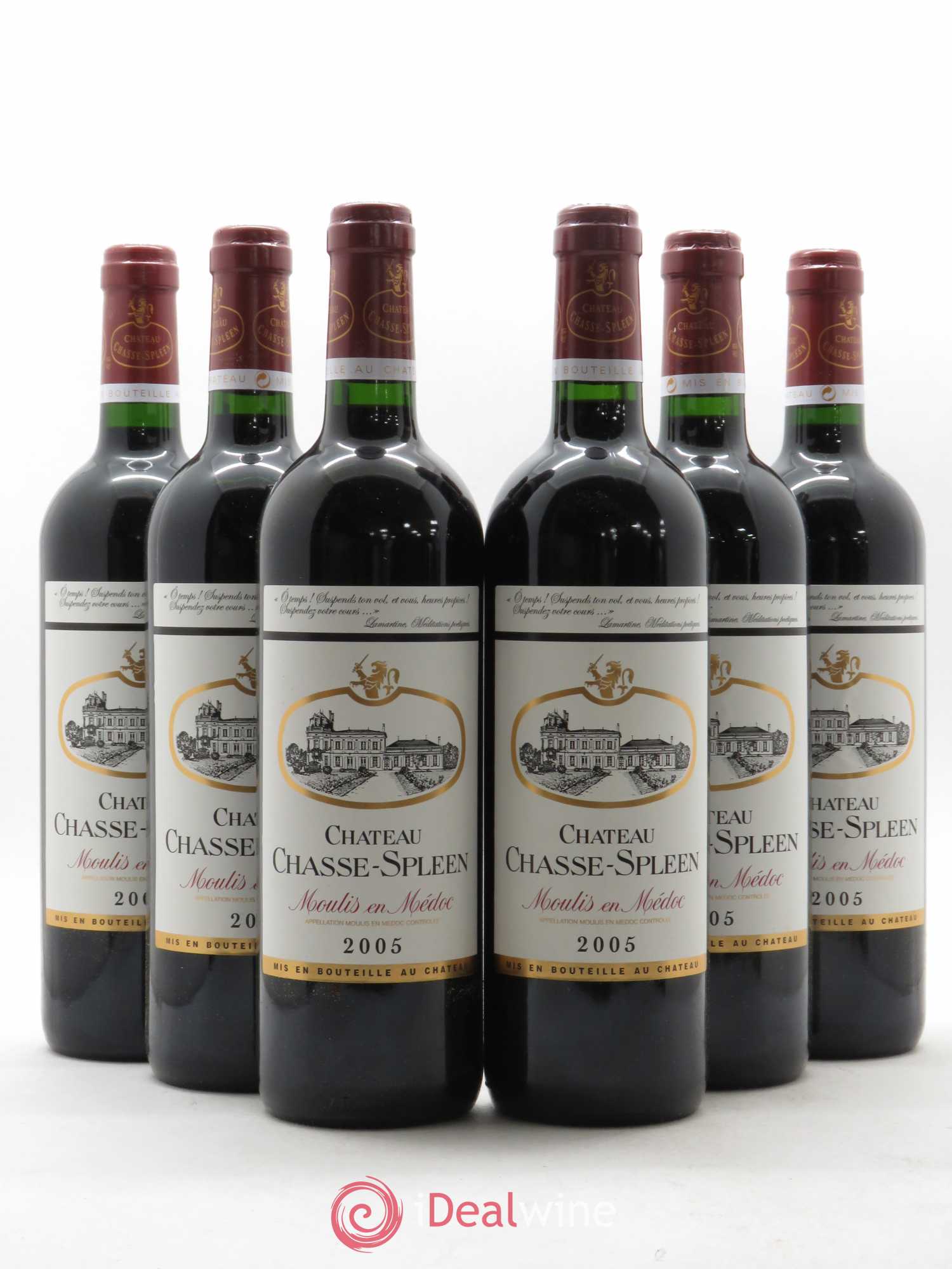 Château Chasse Spleen 2005 - Lot de 6 bouteilles - 0