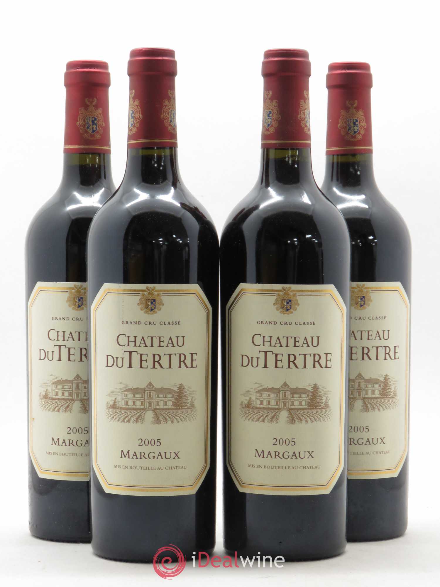 Château du Tertre 5ème Grand Cru Classé 2005 - Lot de 4 bouteilles - 0