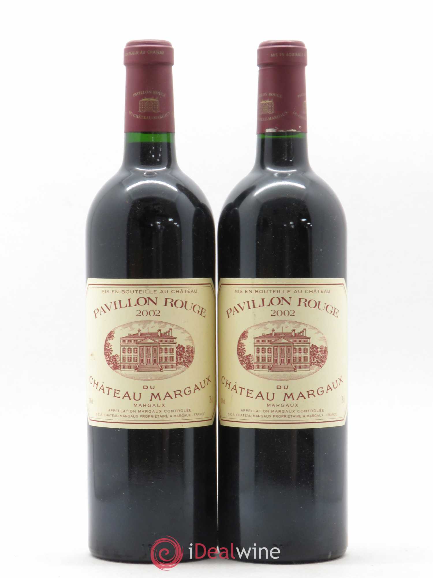Pavillon Rouge du Château Margaux Second Vin 2002 - Lot de 2 bouteilles - 0