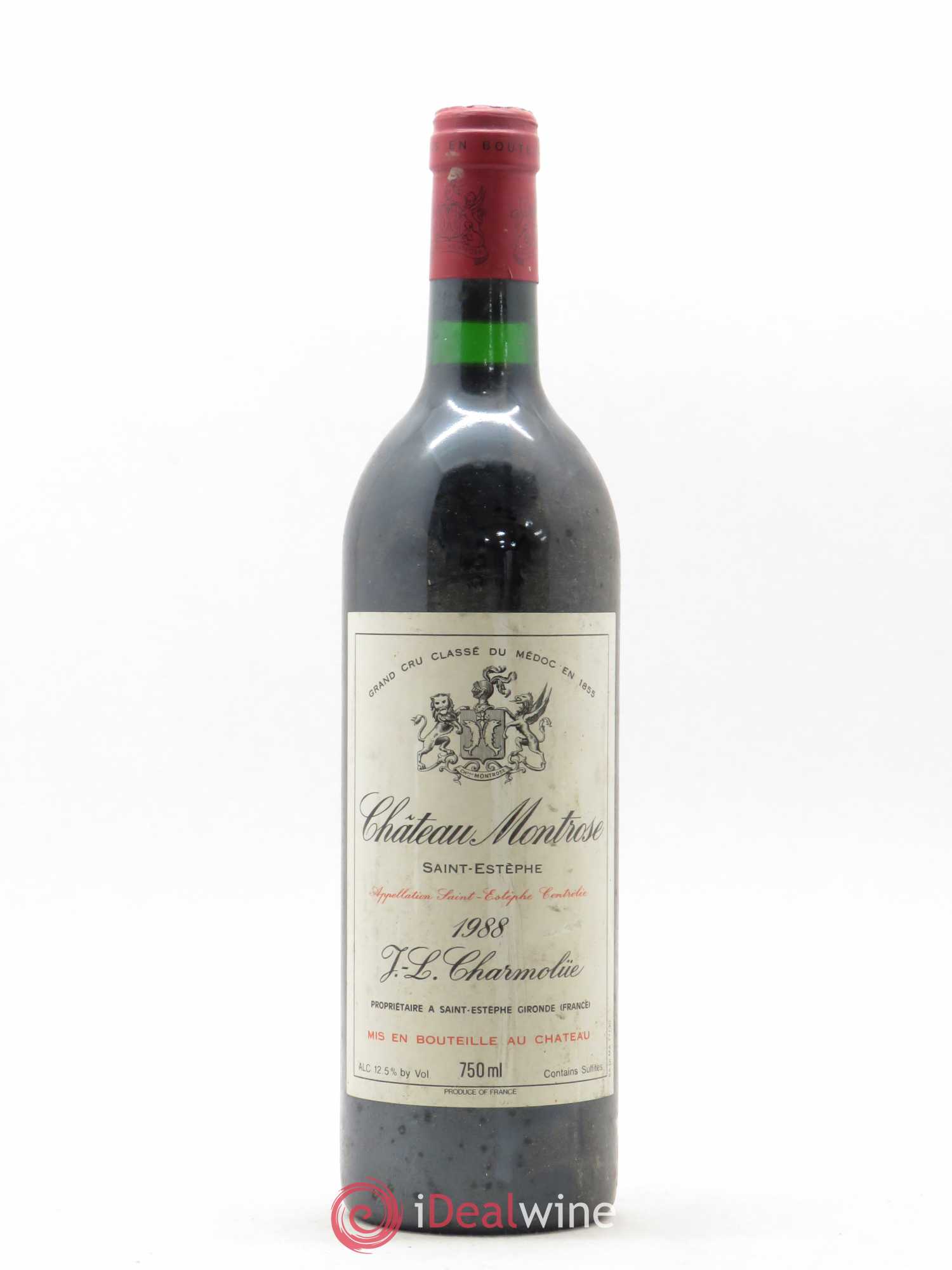 Château Montrose 2ème Grand Cru Classé 1988 - Lot de 1 bouteille - 0