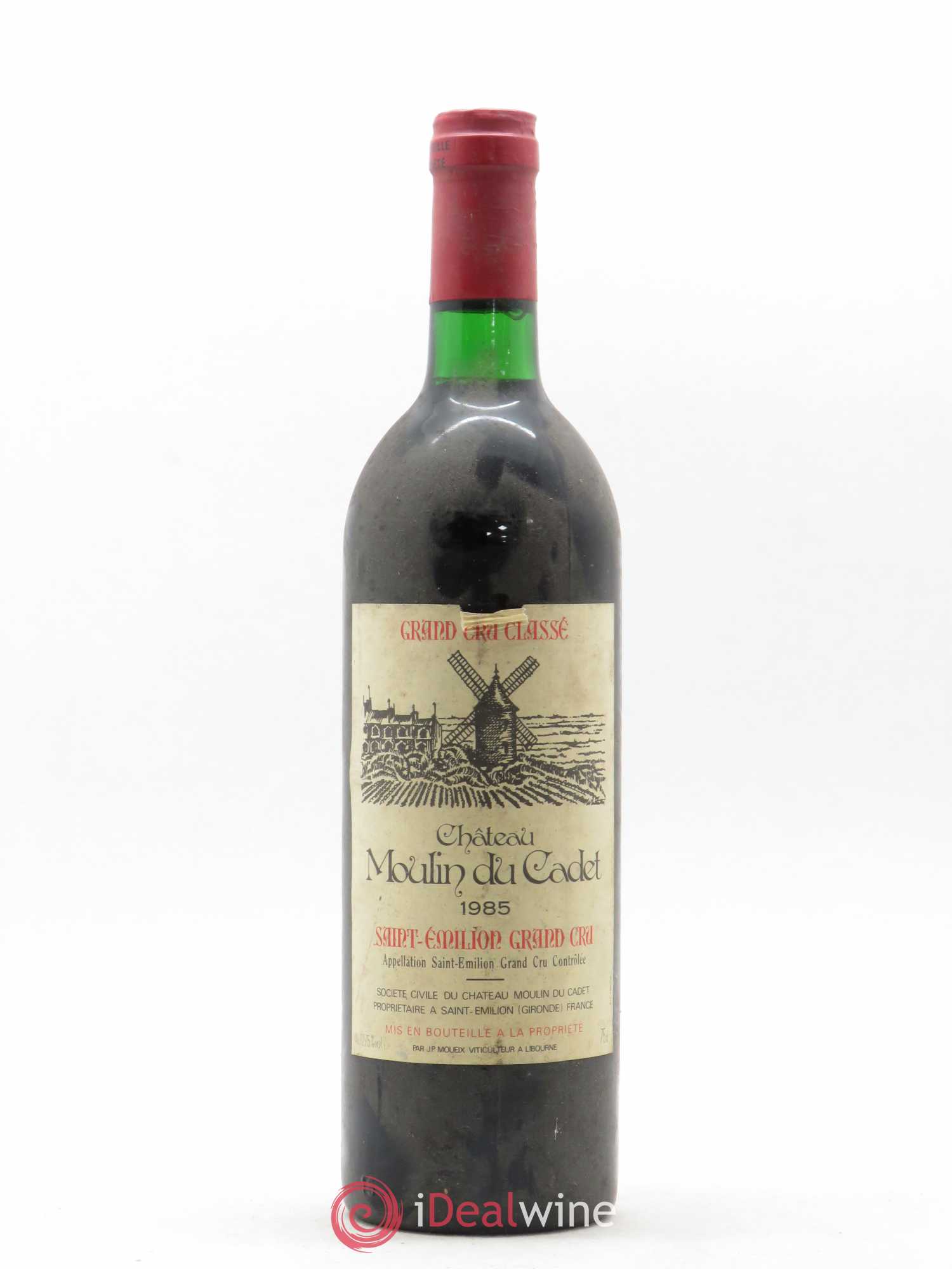 Château Moulin du Cadet Grand Cru Classé 1985 - Lot de 1 bouteille - 0