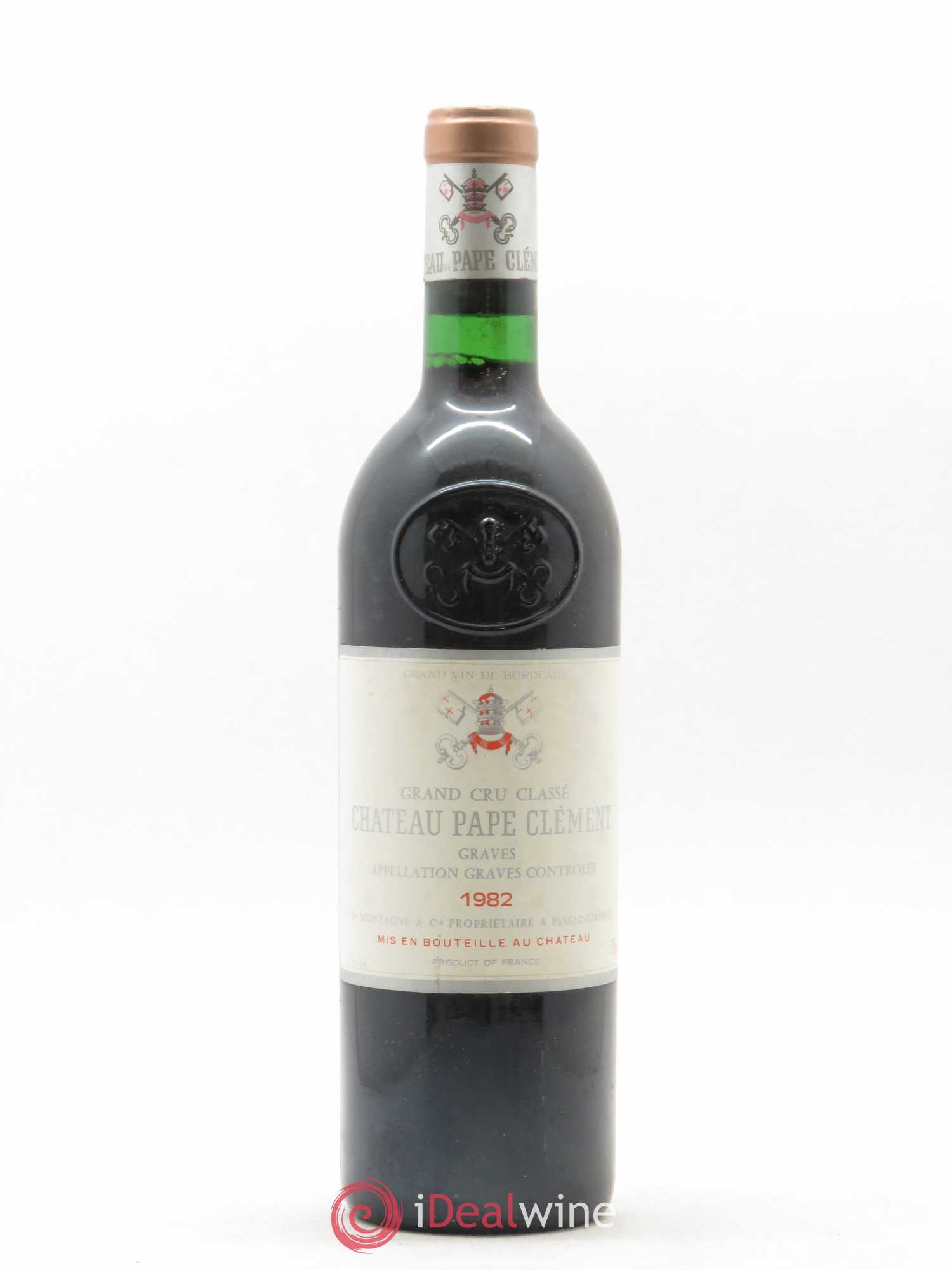 Château Pape Clément Cru Classé de Graves 1982 - Lot de 1 bouteille - 0