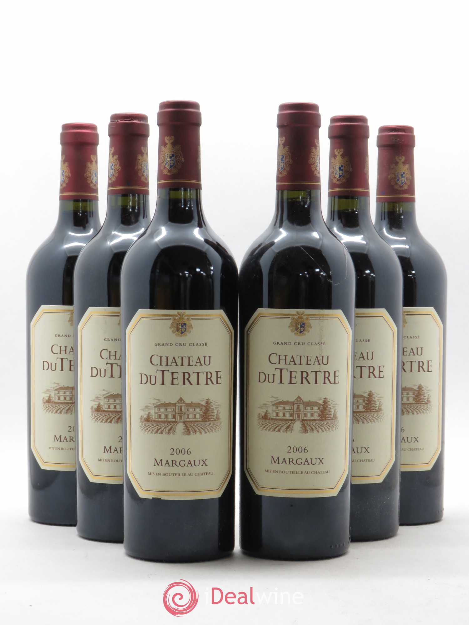 Château du Tertre 5ème Grand Cru Classé 2006 - Lot de 6 bouteilles - 0