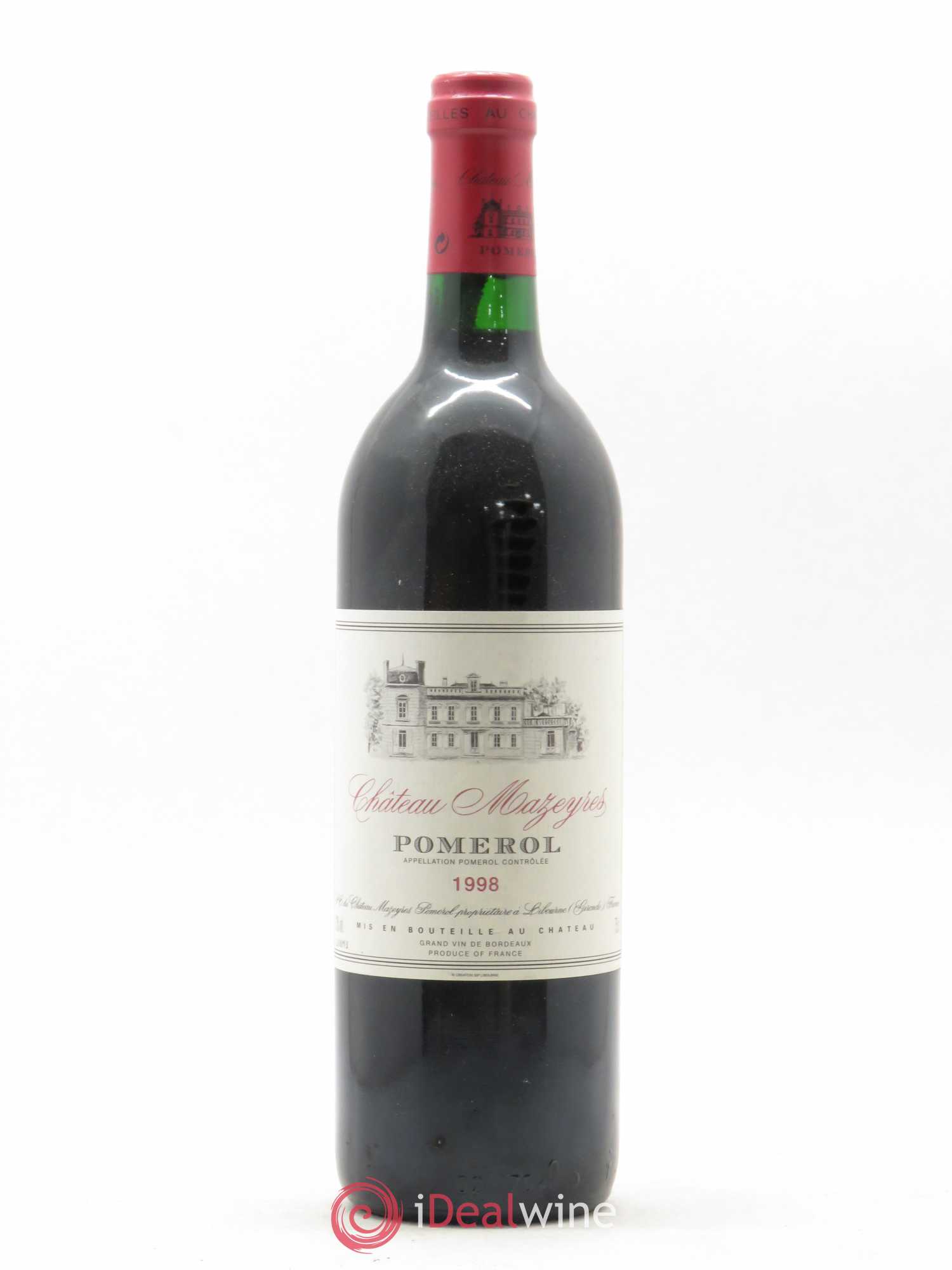 Château Mazeyres 1998 - Lot de 1 bouteille - 0