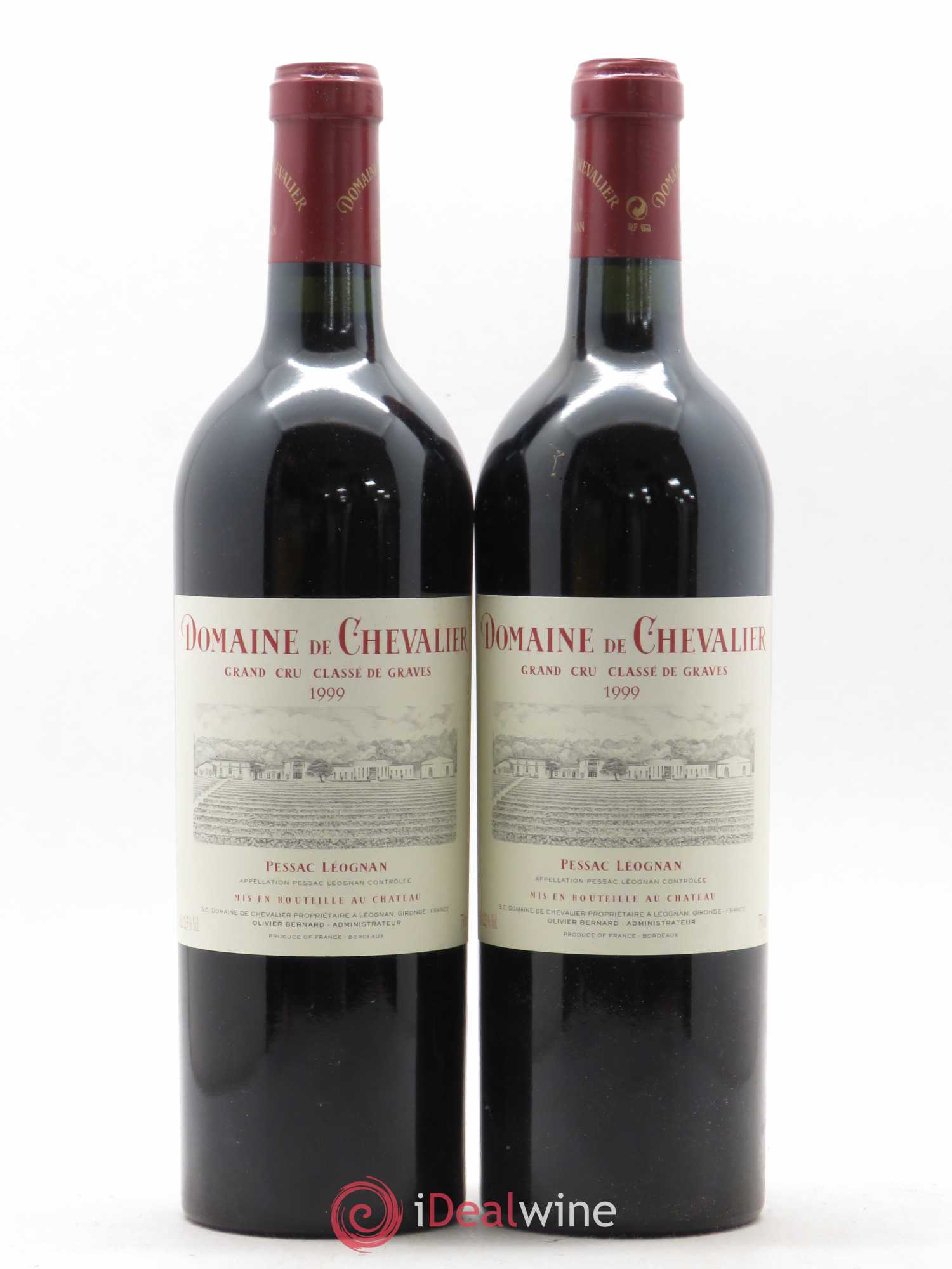 Domaine de Chevalier Cru Classé de Graves 1999 - Lot de 2 bouteilles - 0