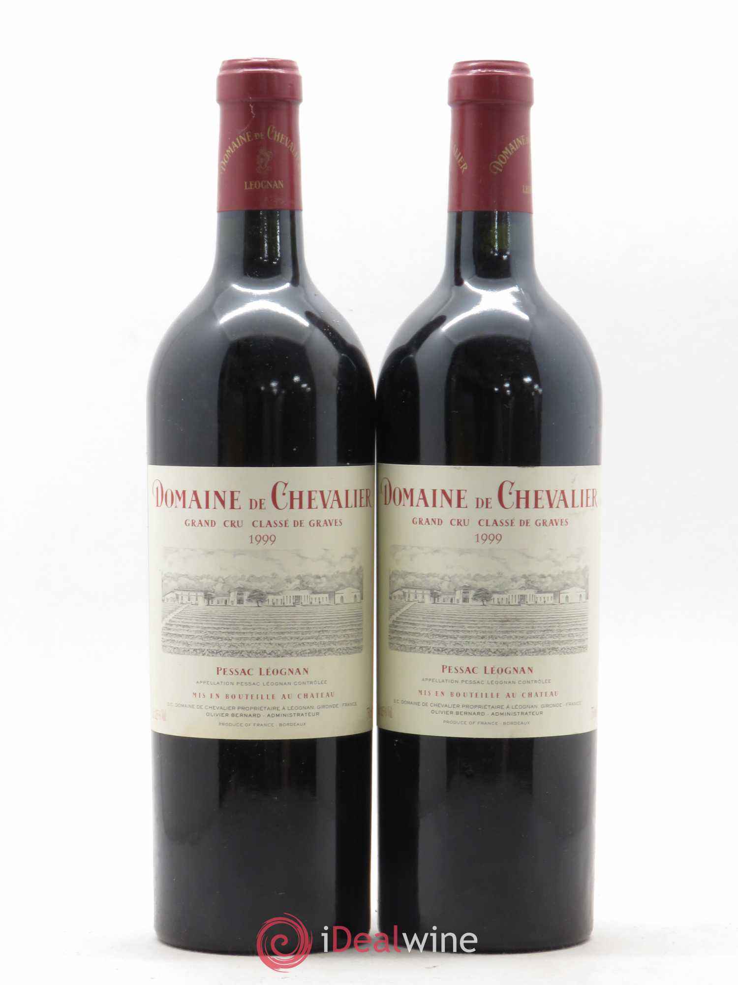 Domaine de Chevalier Cru Classé de Graves 1999 - Lot de 2 bouteilles - 0