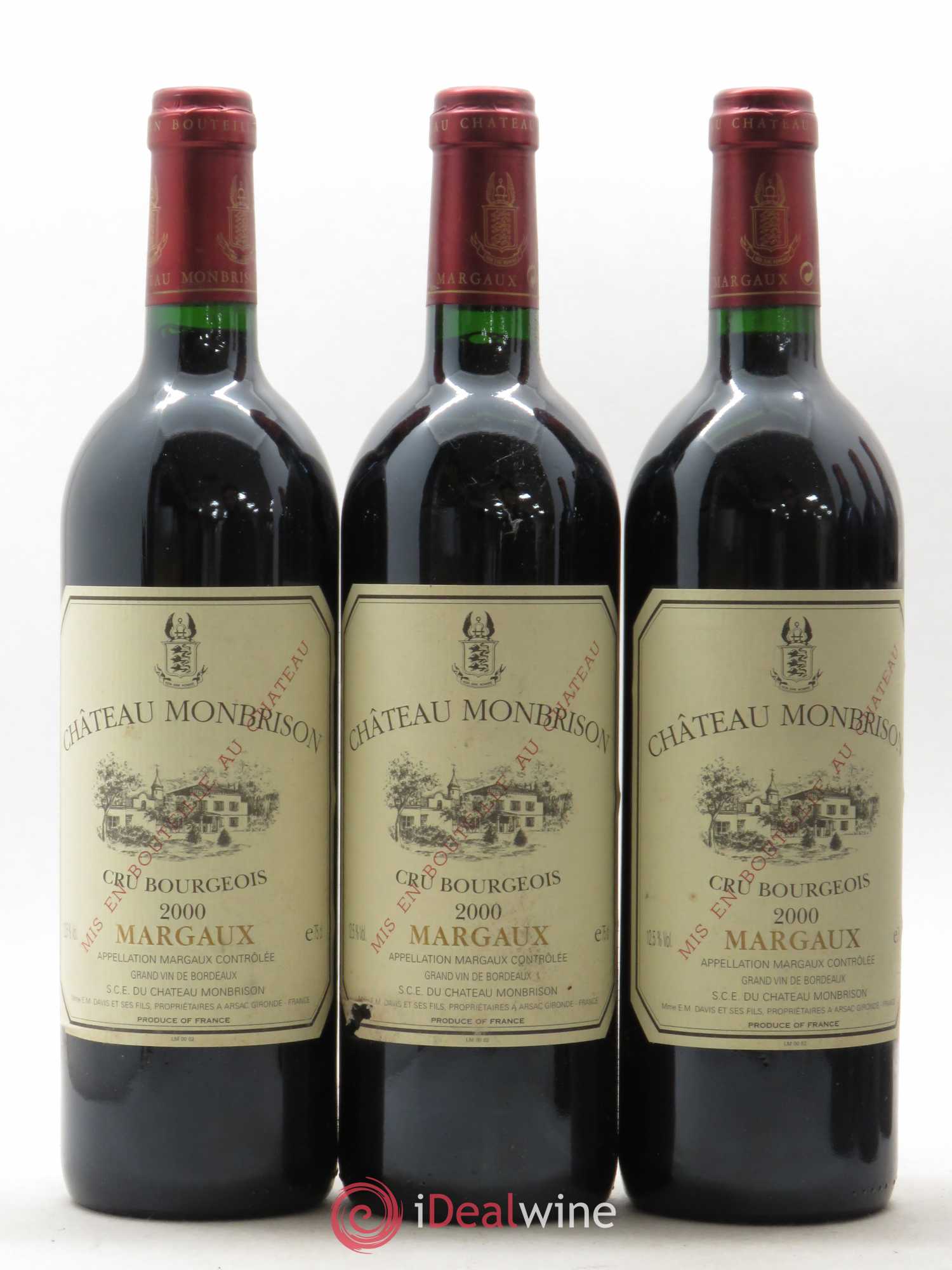 Château Monbrison 2000 - Posten von 6 Flaschen - 1
