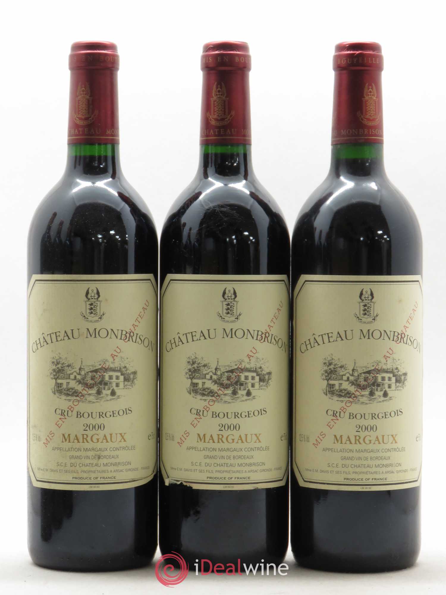 Château Monbrison 2000 - Posten von 6 Flaschen - 2