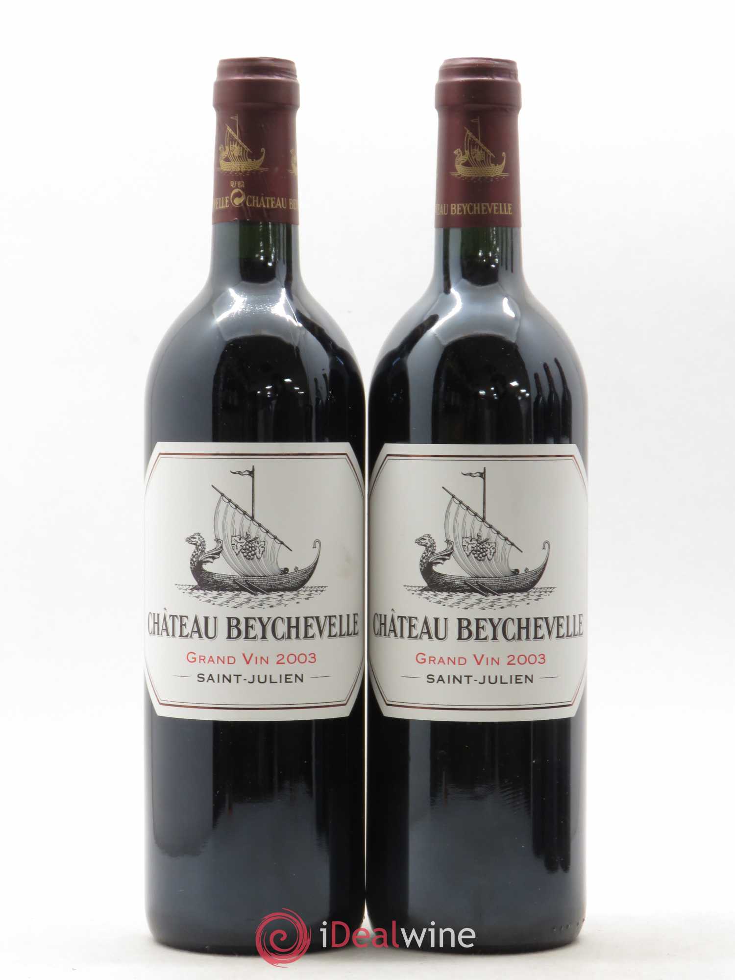 Château Beychevelle 4ème Grand Cru Classé 2003 - Lot de 5 bouteilles - 2