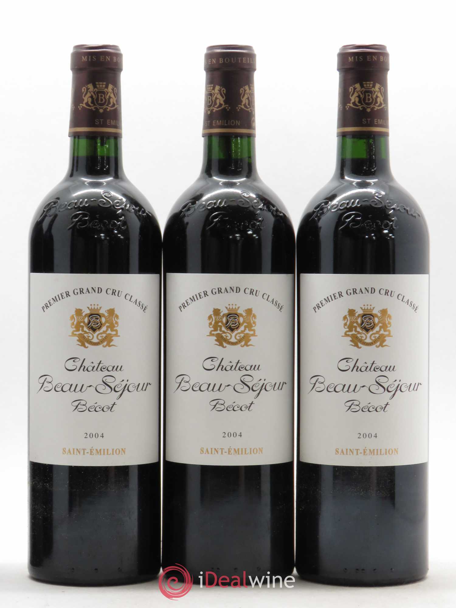Château Beau-Séjour Bécot 1er Grand Cru Classé B 2004 - Lot de 5 bouteilles - 1
