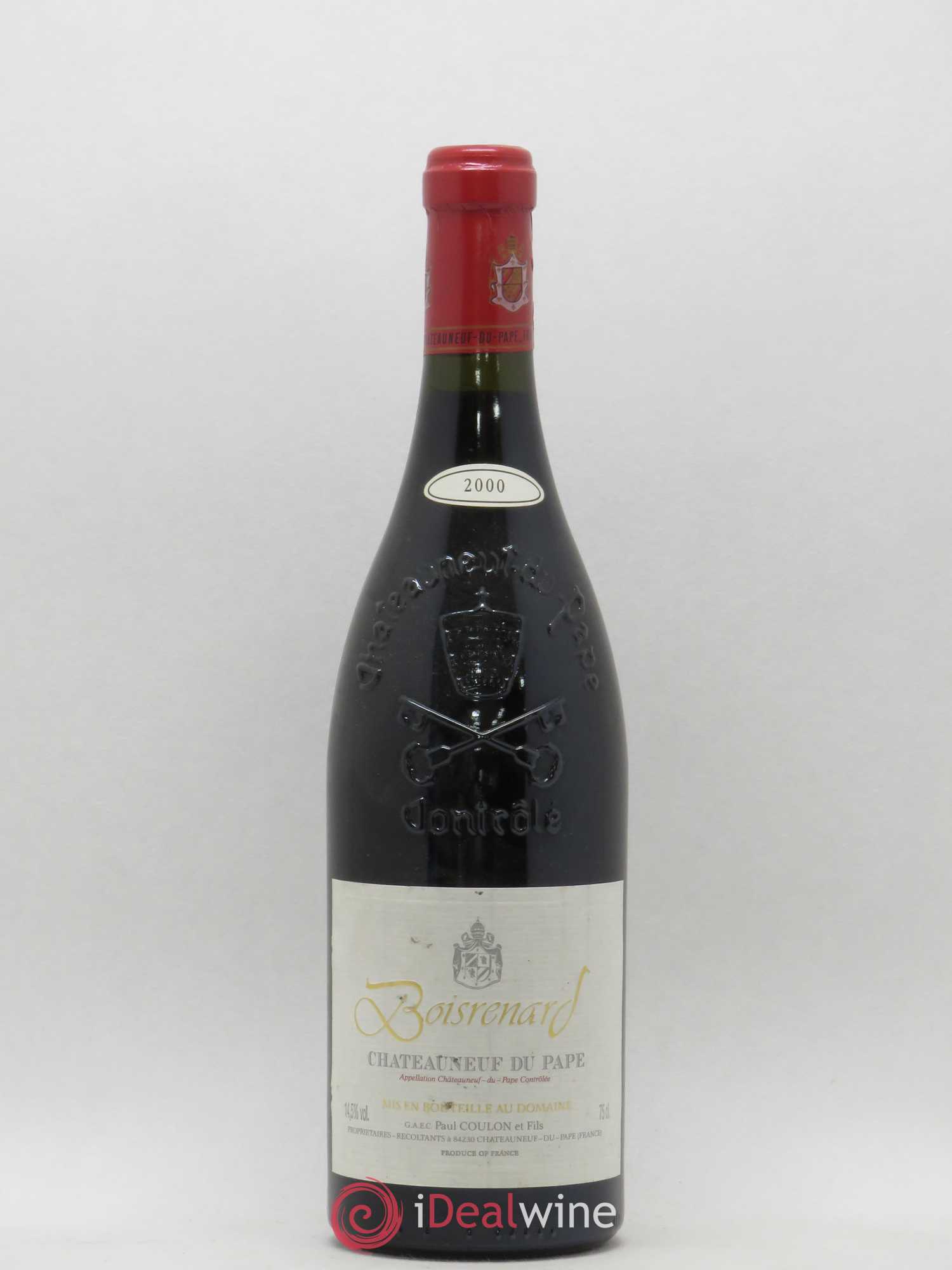 Châteauneuf-du-Pape Cuvée Boisrenard Beaurenard (Domaine de) 2000 - Lot de 1 bouteille - 0