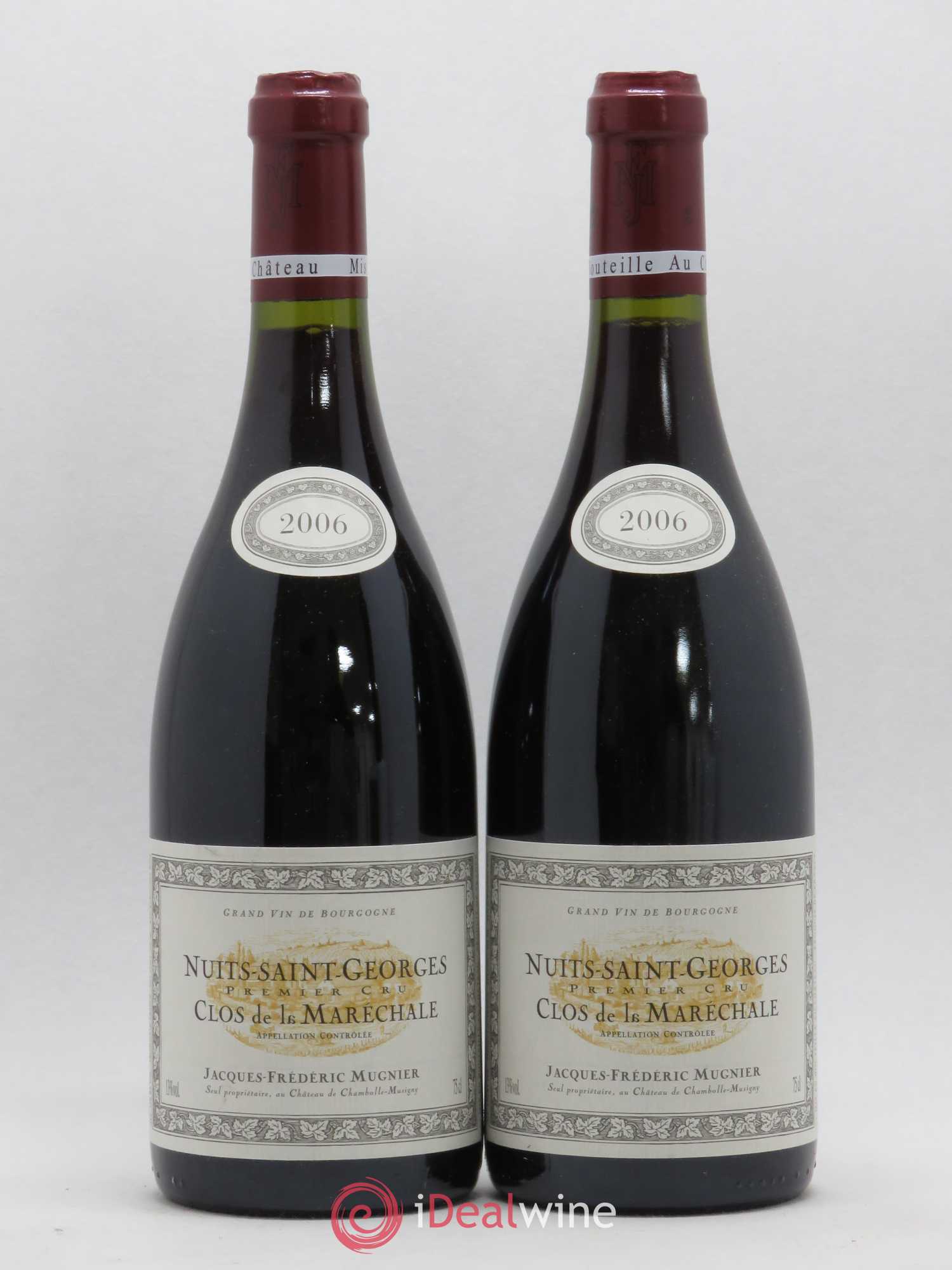 Nuits-Saint-Georges 1er Cru Clos de La Maréchale Jacques-Frédéric Mugnier 2006 - Lot de 2 bouteilles - 0