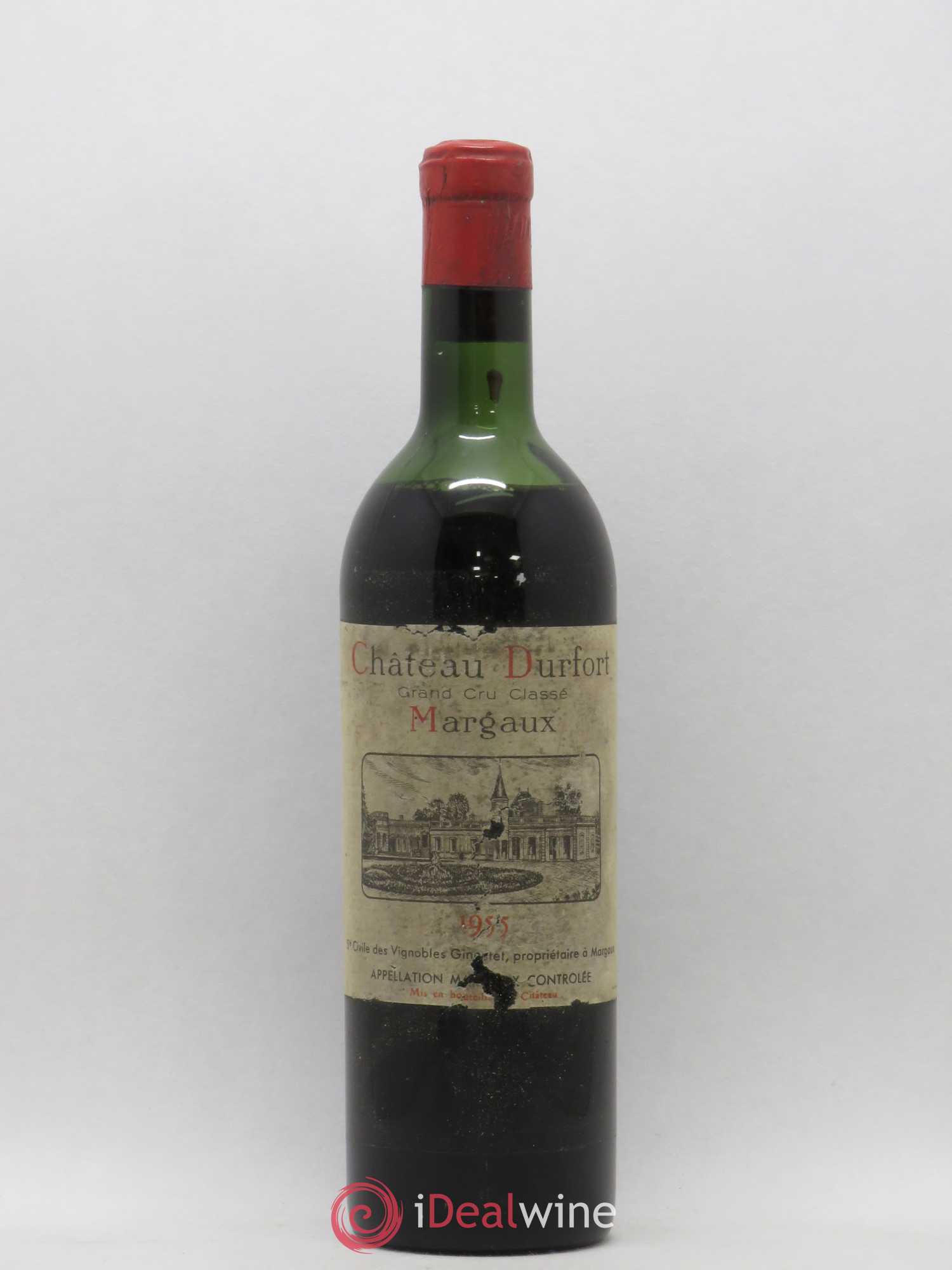 Château Durfort Vivens 2ème Grand Cru Classé 1955 - Lot de 1 bouteille - 0