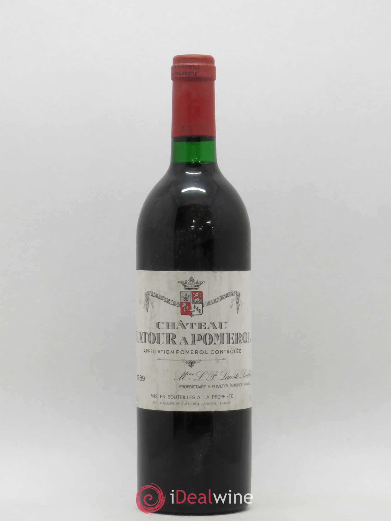 Château Latour à Pomerol 1989 - Lot de 1 bouteille - 0