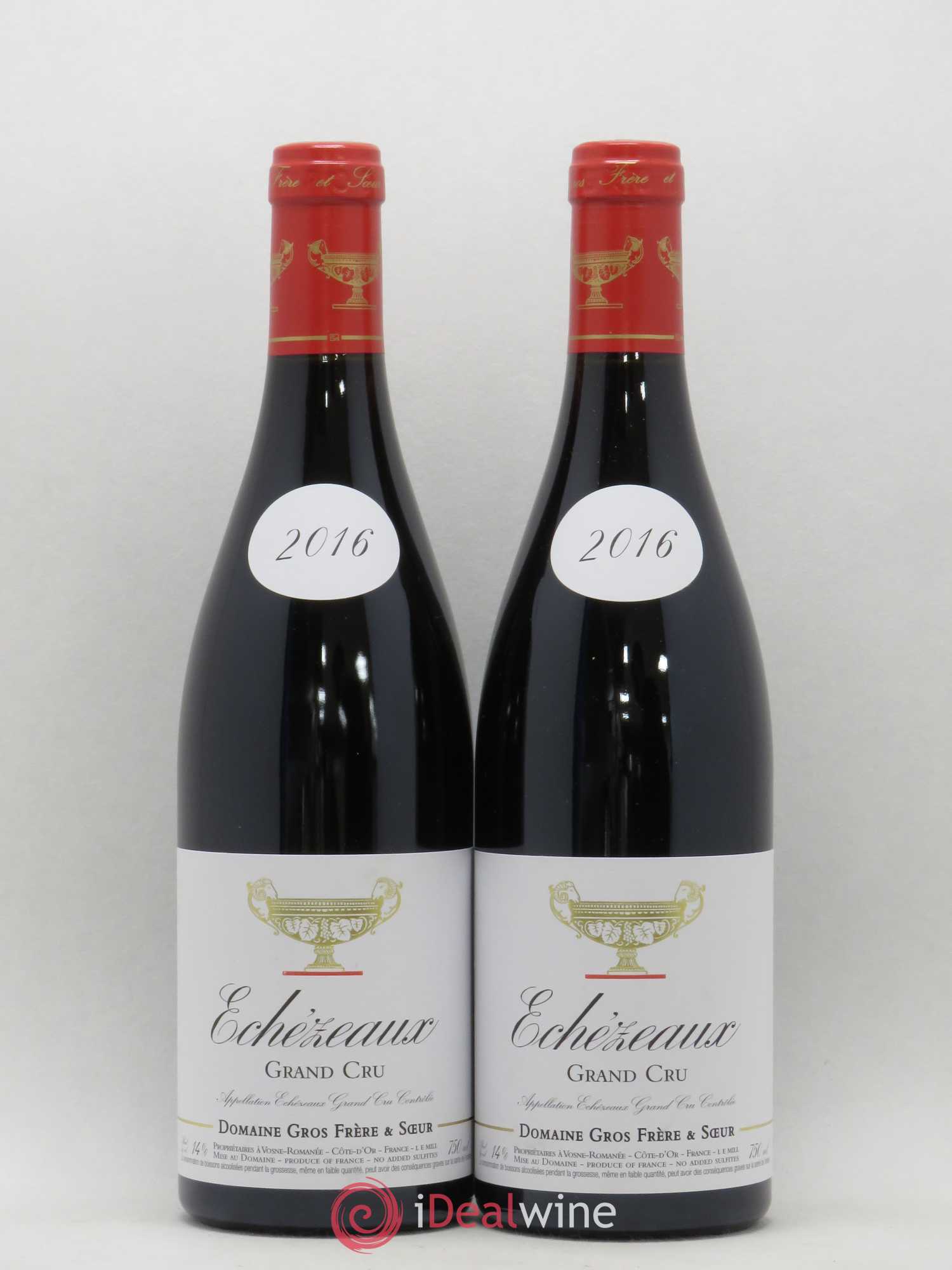 Echezeaux Grand Cru Gros Frère & Soeur 2016 - Lot de 2 bouteilles - 0