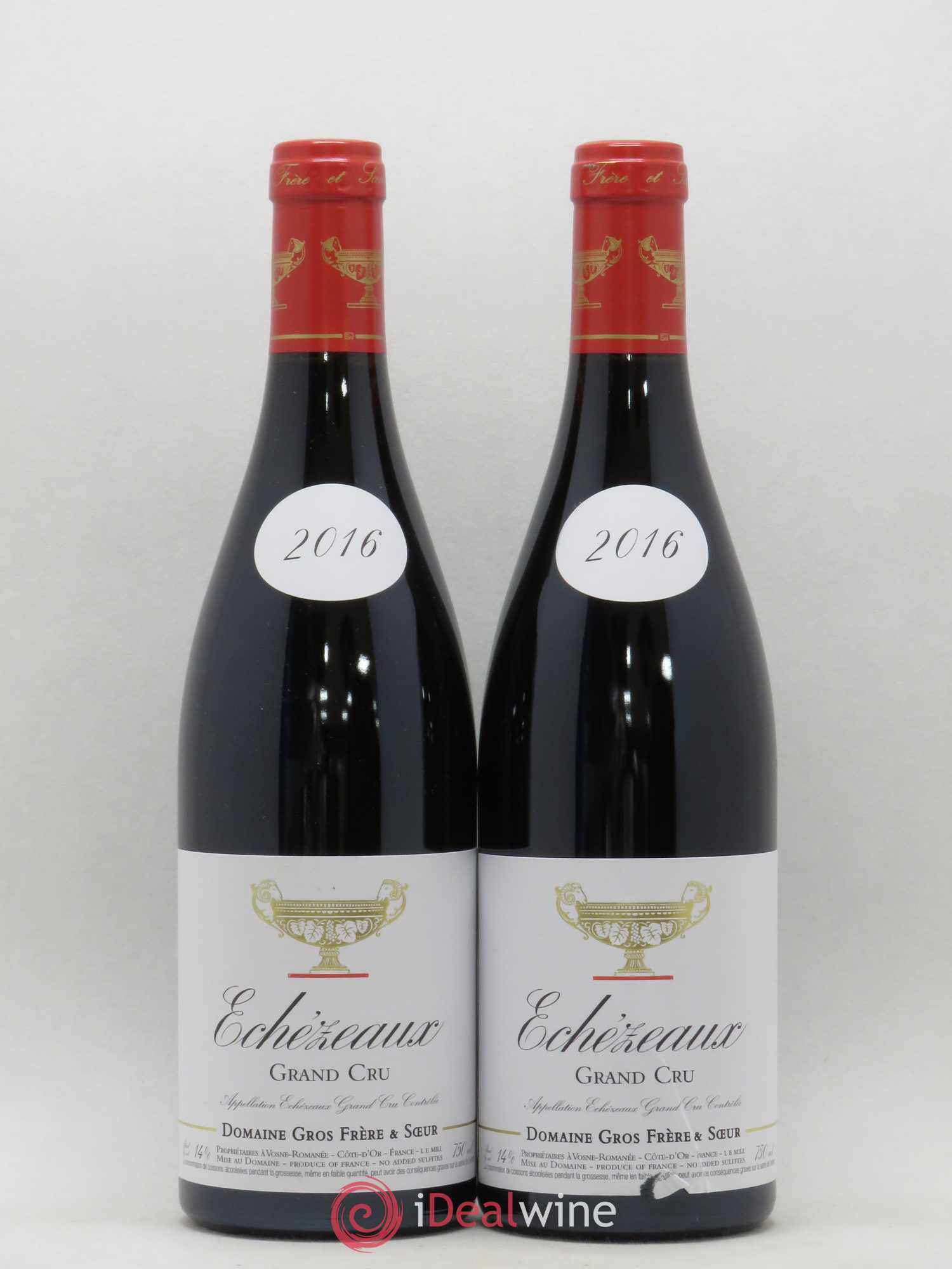 Echezeaux Grand Cru Gros Frère & Soeur 2016 - Lot de 2 bouteilles - 0