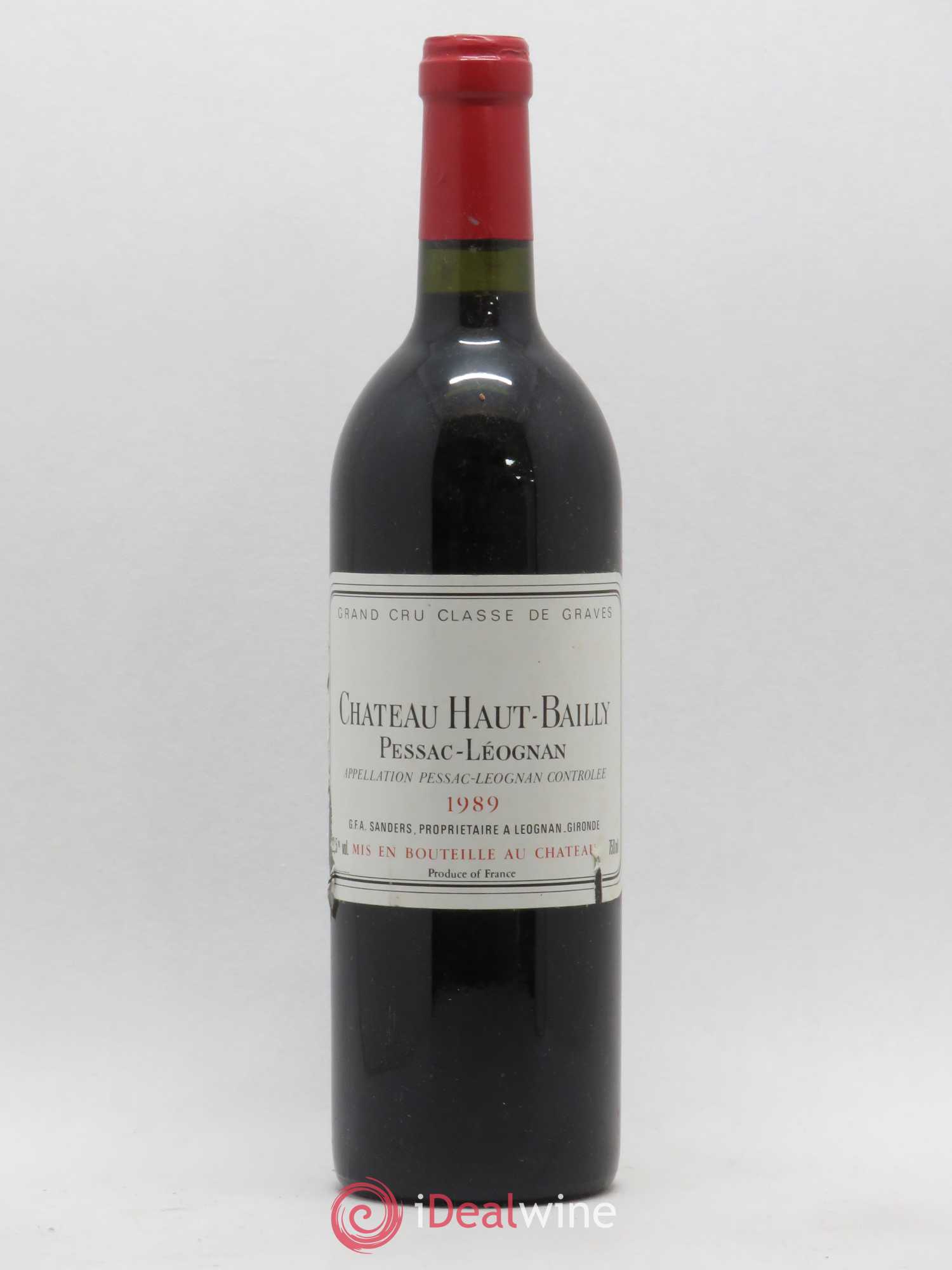 Château Haut-Bailly Cru Classé de Graves 1989 - Lot de 1 bouteille - 0