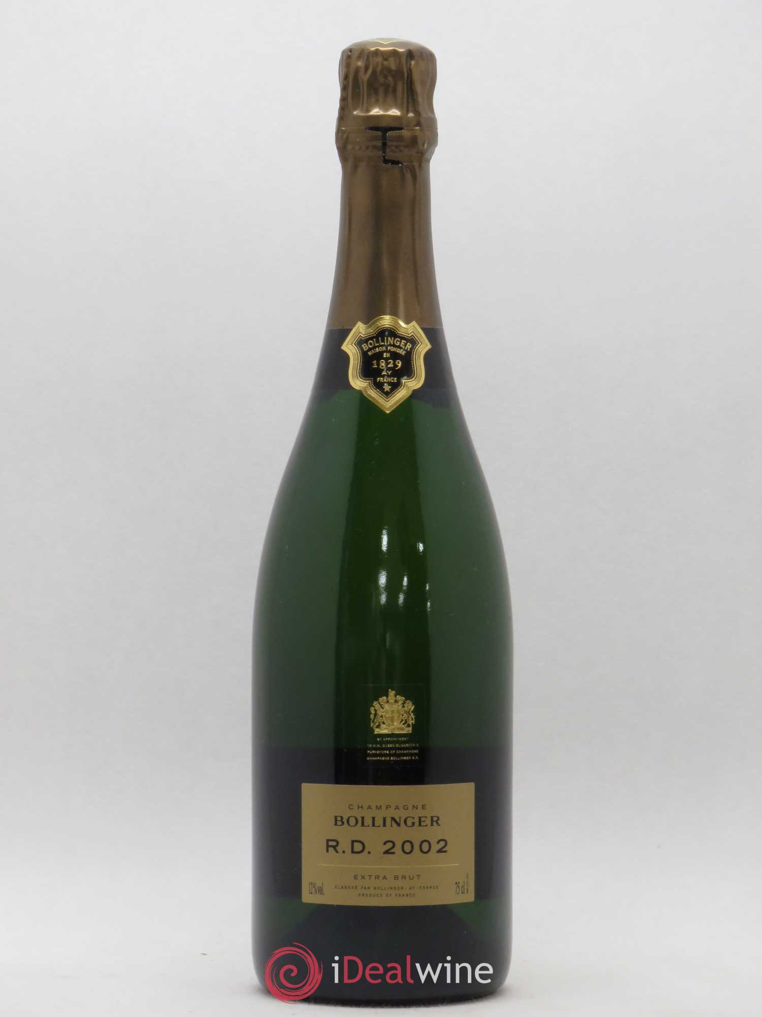 R.D. Extra-Brut Bollinger 2002 - Lot de 1 bouteille - 0