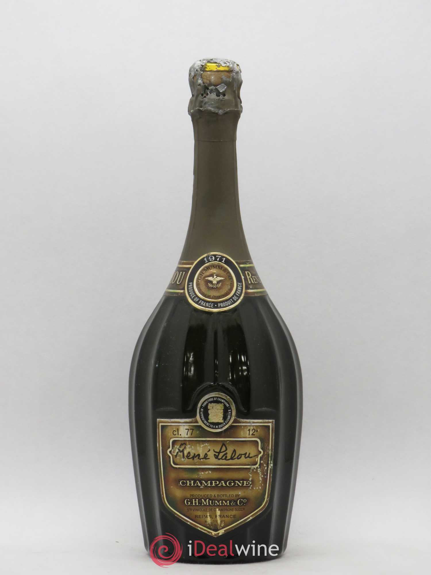 René Lalou Mumm 1971 - Lot of 1 bottle - 0
