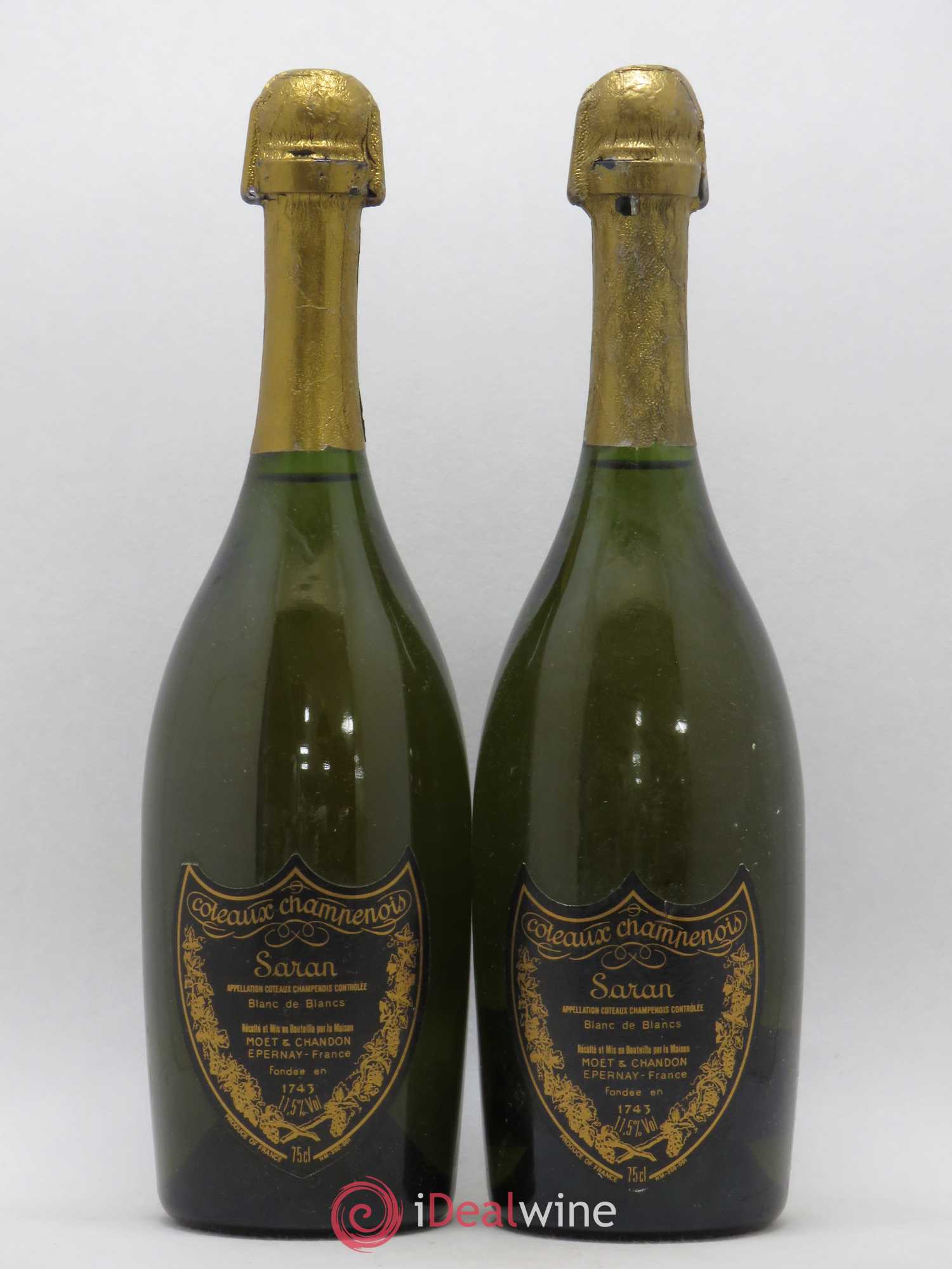 Saran Blanc de Blancs Moët et Chandon - Lot de 2 bouteilles - 0