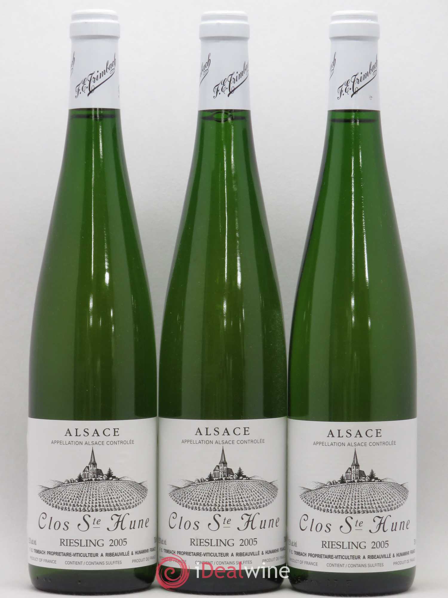 Alsace Riesling Clos Sainte-Hune Trimbach (Domaine) 2005 - Lot de 3 bouteilles - 0