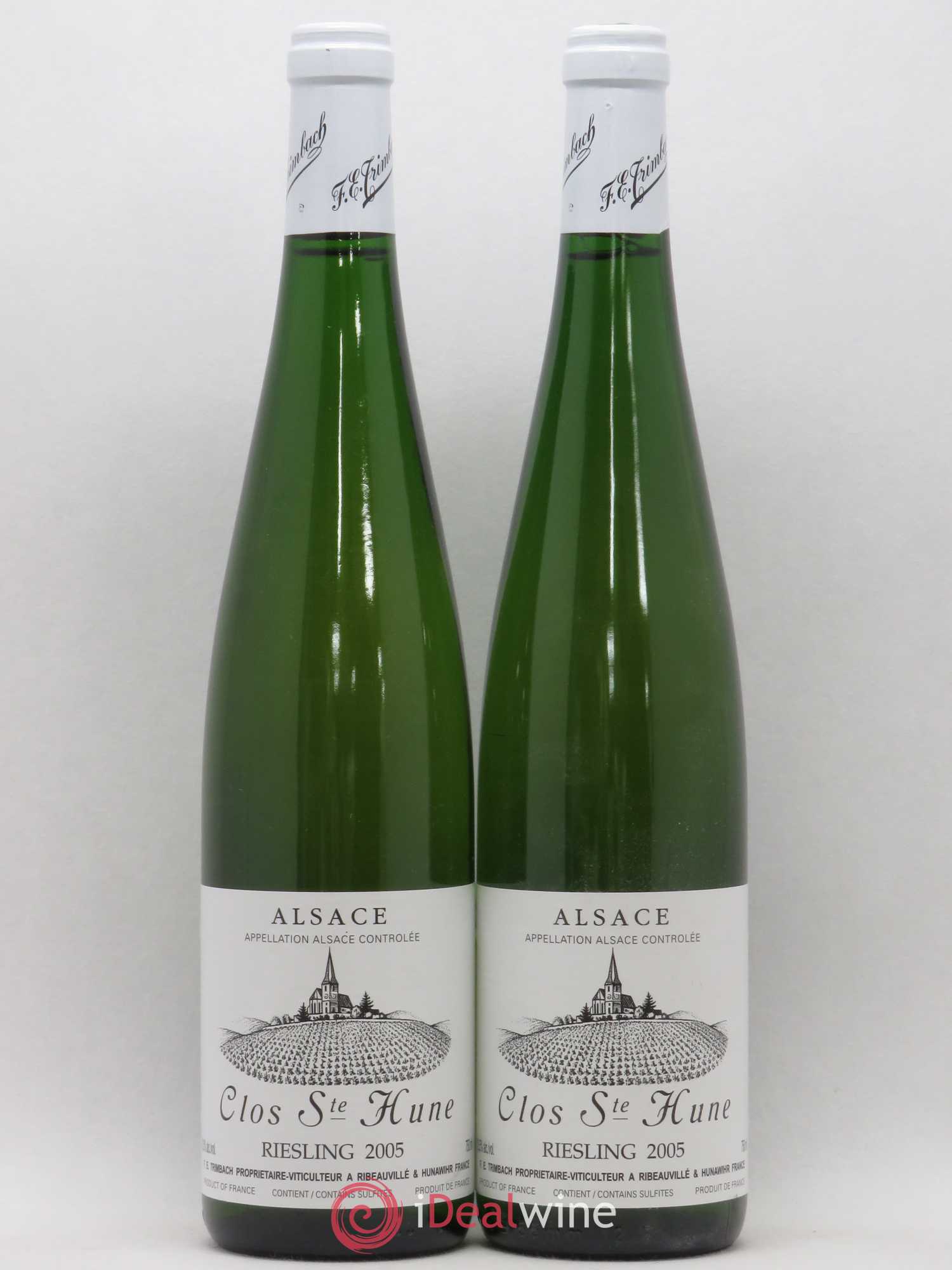 Alsace Riesling Clos Sainte-Hune Trimbach (Domaine) 2005 - Lot de 2 bouteilles - 0