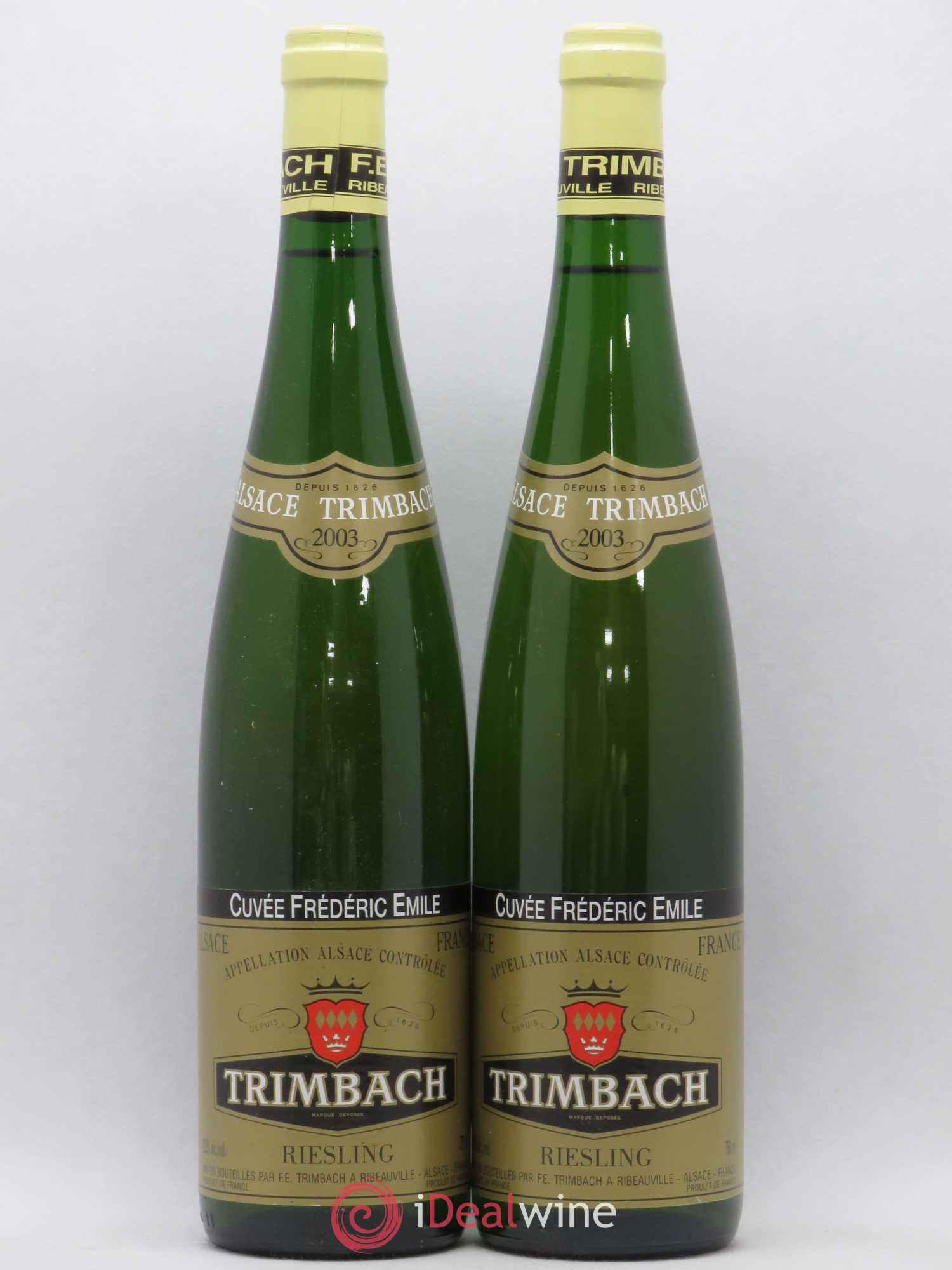 Alsace Riesling Cuvée Frédéric Emile Trimbach (Domaine) 2003 - Lot de 2 bouteilles - 0