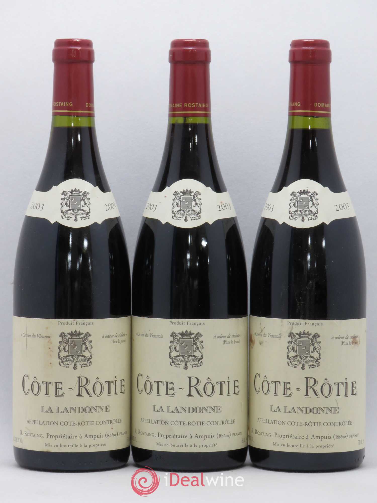 Côte-Rôtie La Landonne René Rostaing 2003 - Posten von 3 Flaschen - 0