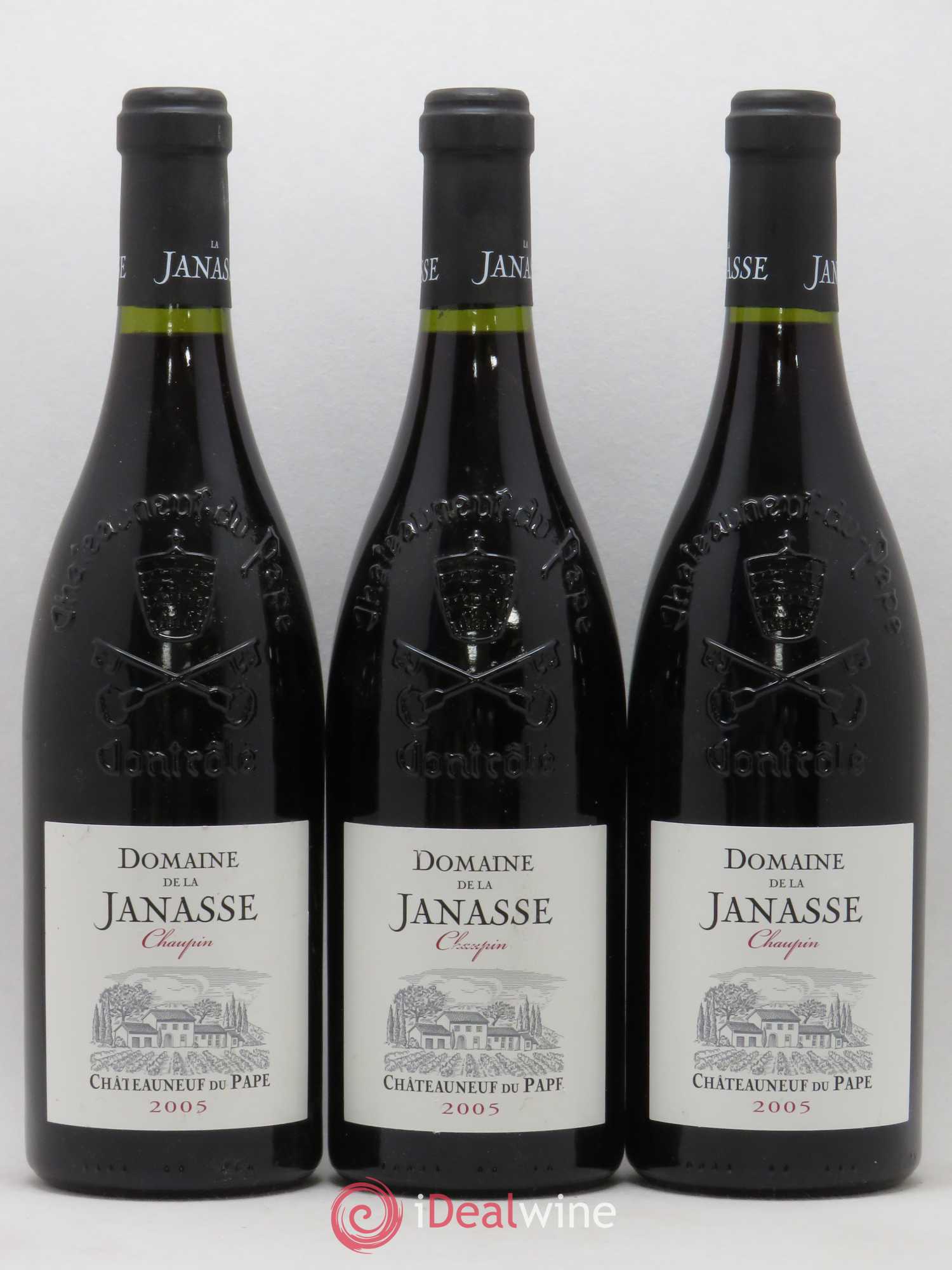 Châteauneuf-du-Pape Cuvée Chaupin La Janasse (Domaine de) 2005 - Lot de 3 bouteilles - 0