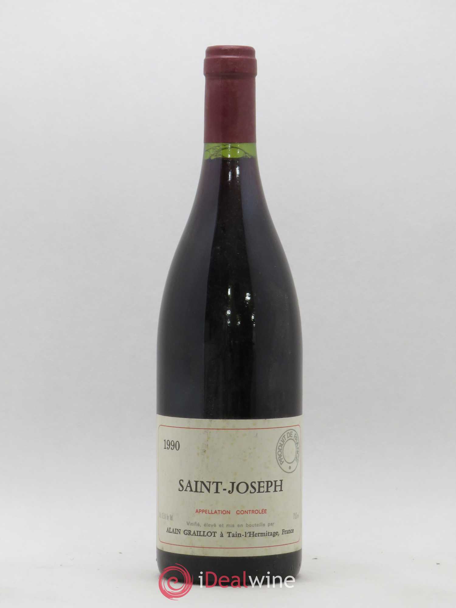 Saint-Joseph Domaine Graillot 1990 - Lot de 1 bouteille - 0