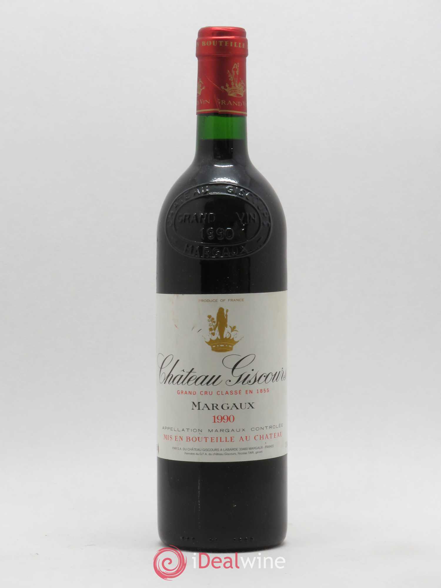 Château Giscours 3ème Grand Cru Classé 1990 - Lot de 1 bouteille - 0