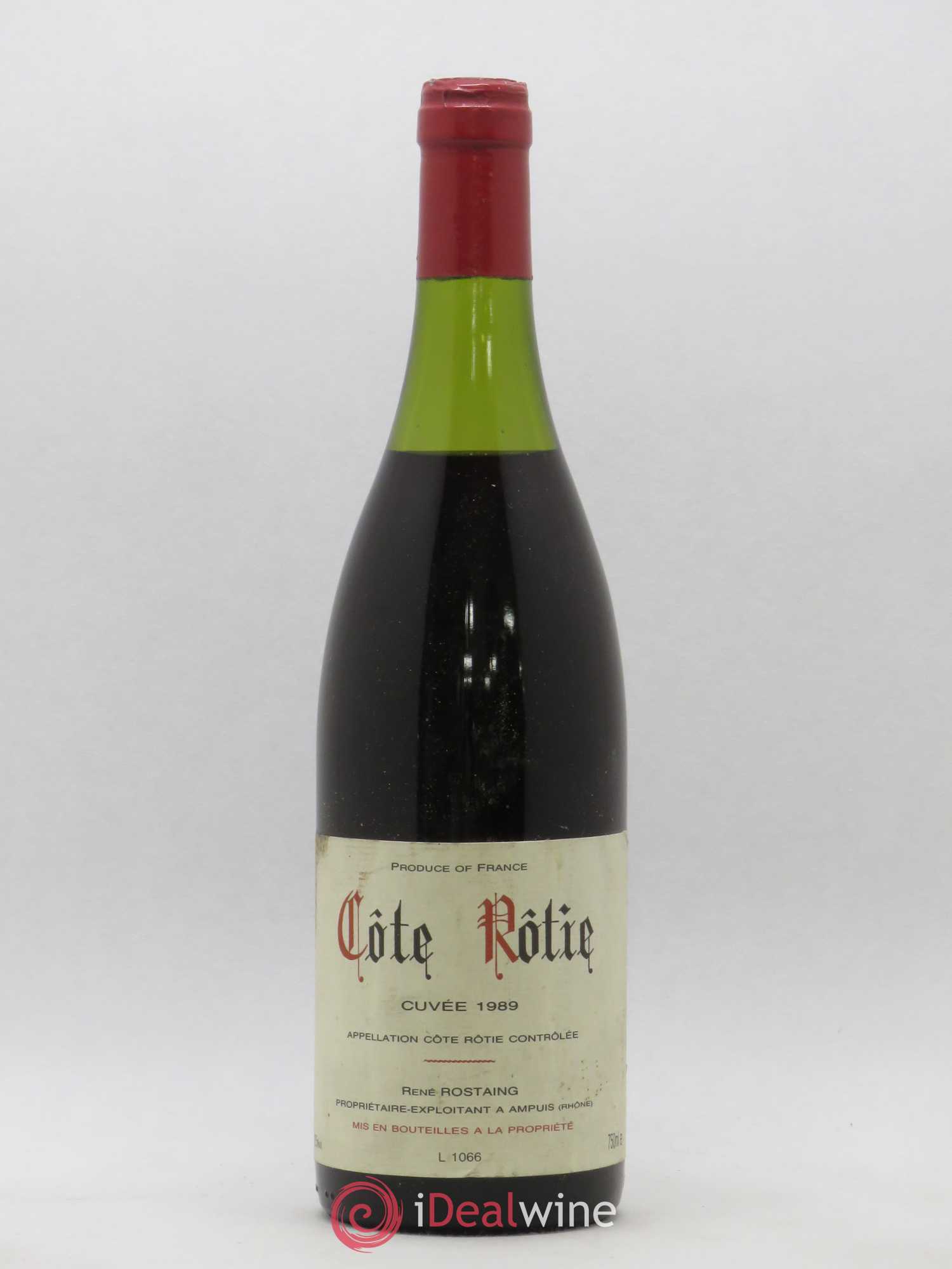 Côte-Rôtie René Rostaing 1989 - Lot de 1 bouteille - 0
