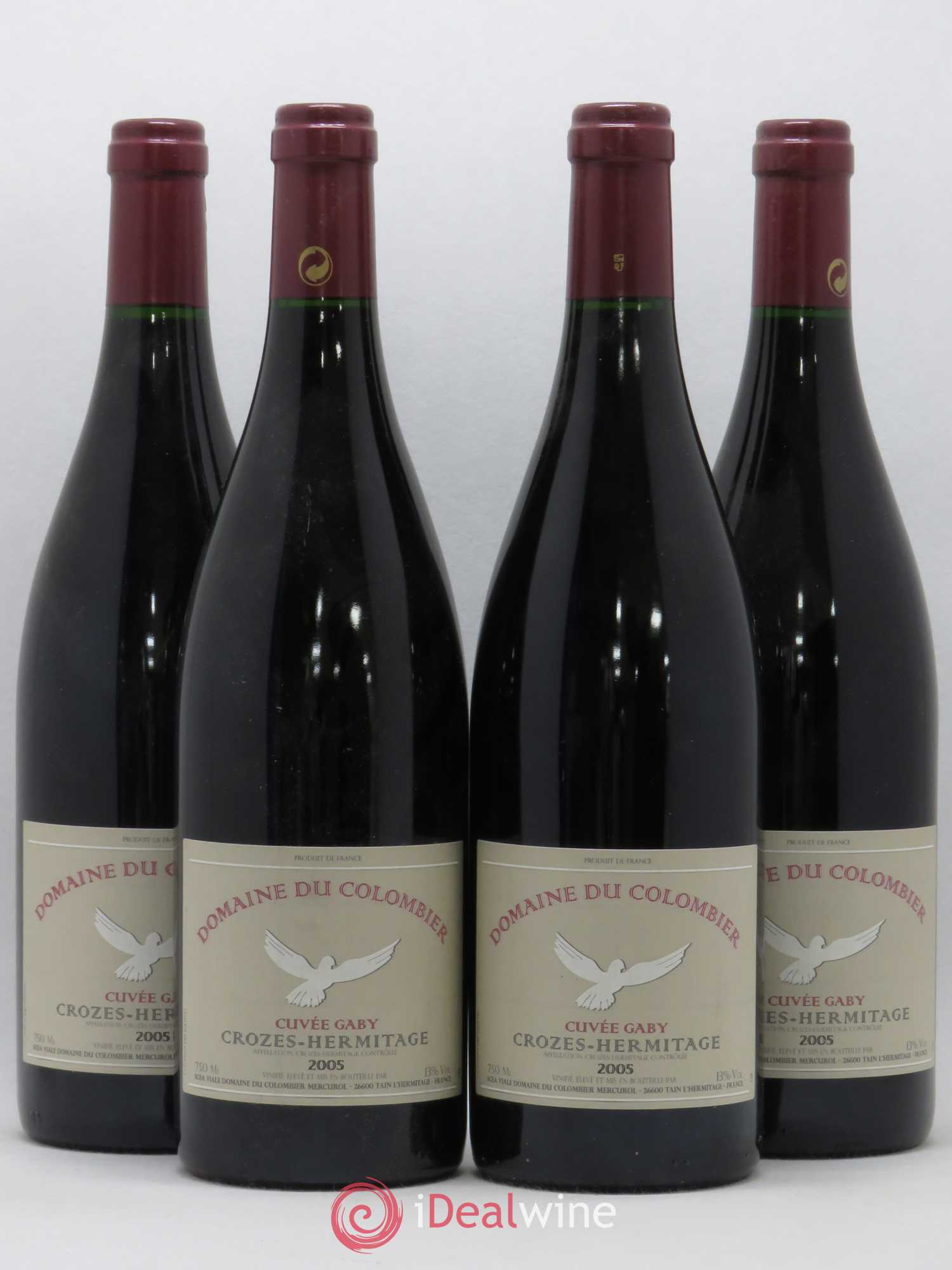 Crozes-Hermitage Cuvée Gaby Colombier (Domaine du) 2005 - Lot de 4 bouteilles - 0