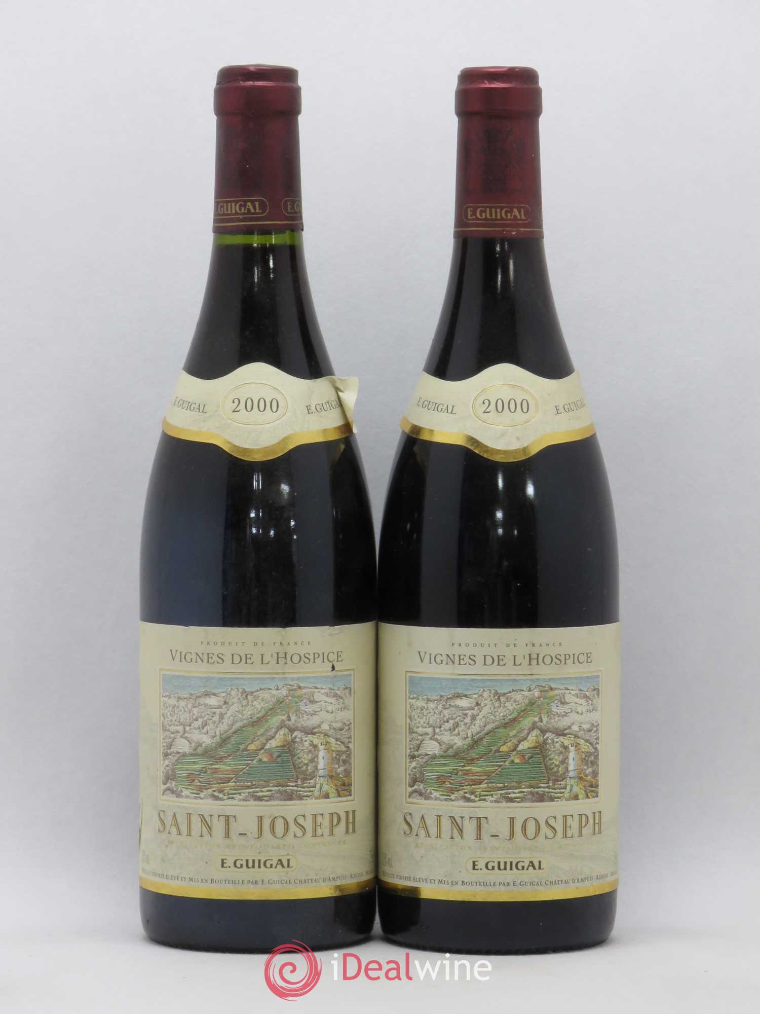 Saint-Joseph Vignes de l'Hospice Guigal 2000 - Lot de 2 bouteilles - 0