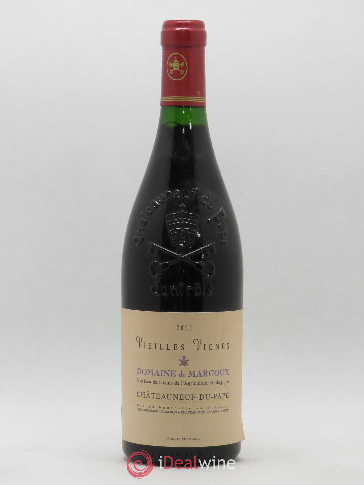 Châteauneuf-du-Pape Vieilles Vignes Marcoux (Domaine de) 2000 - Lot de 1 bouteille - 0