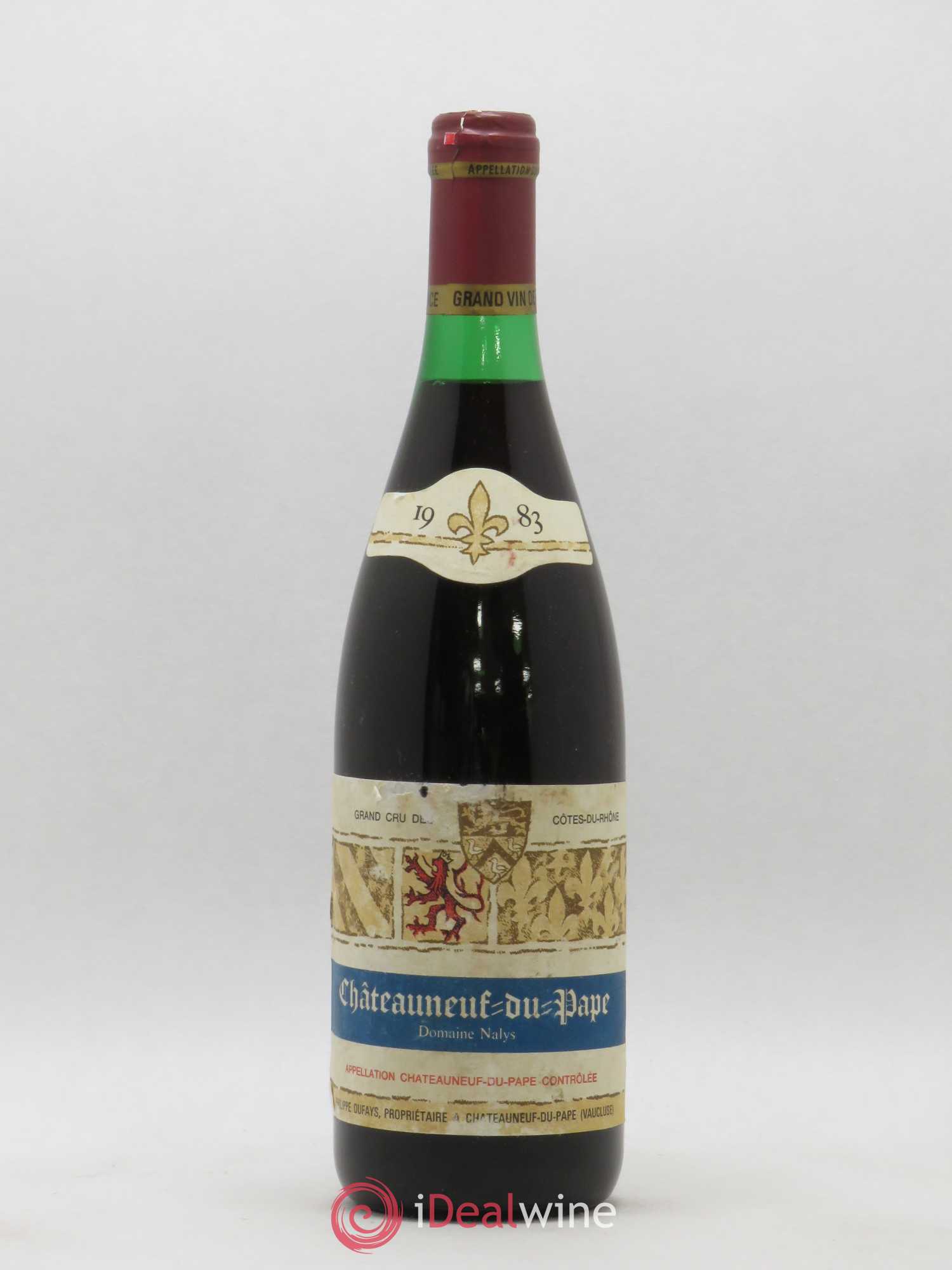 Châteauneuf-du-Pape Château de Nalys 1983 - Lot de 1 bouteille - 0
