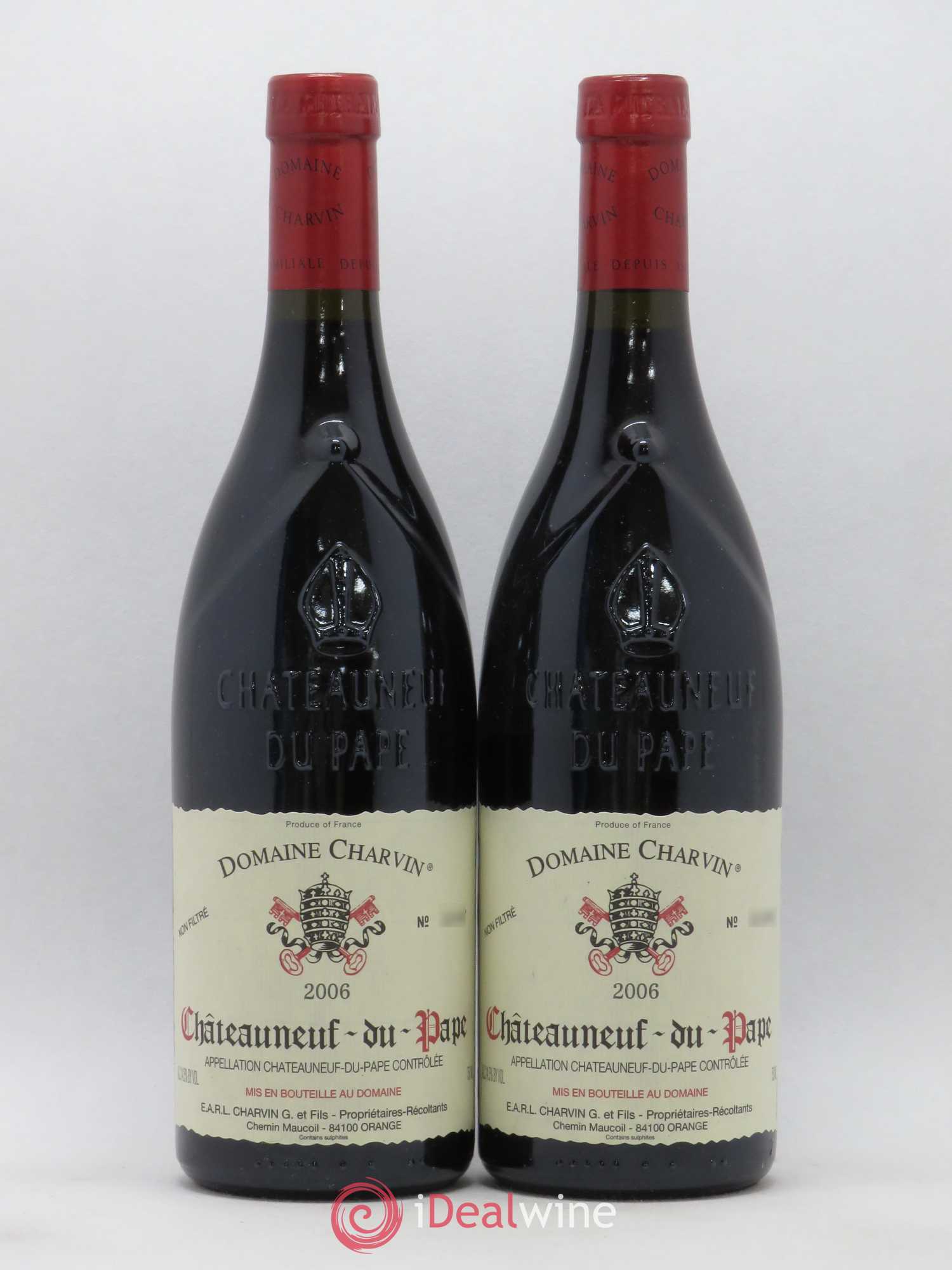 Châteauneuf-du-Pape Charvin (Domaine) 2006 - Lot de 2 bouteilles - 0