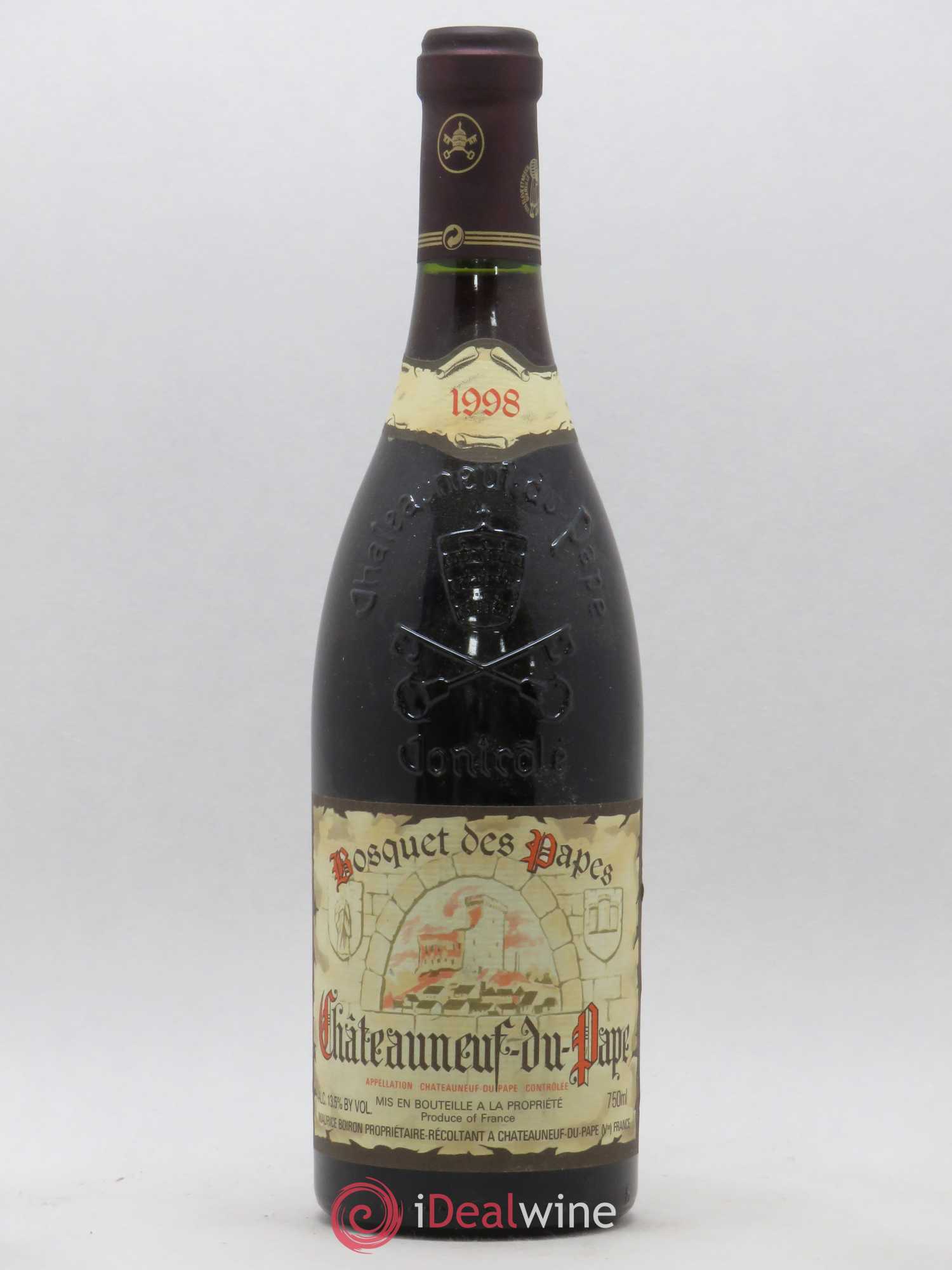 Châteauneuf-du-Pape Bosquet des papes 1998 - Posten von 1 Flasche - 0