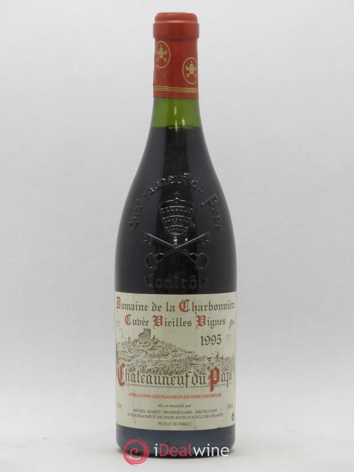 Châteauneuf-du-Pape Vieilles vignes Domaine de la Charbonnière 1995 - Posten von 1 Flasche - 0