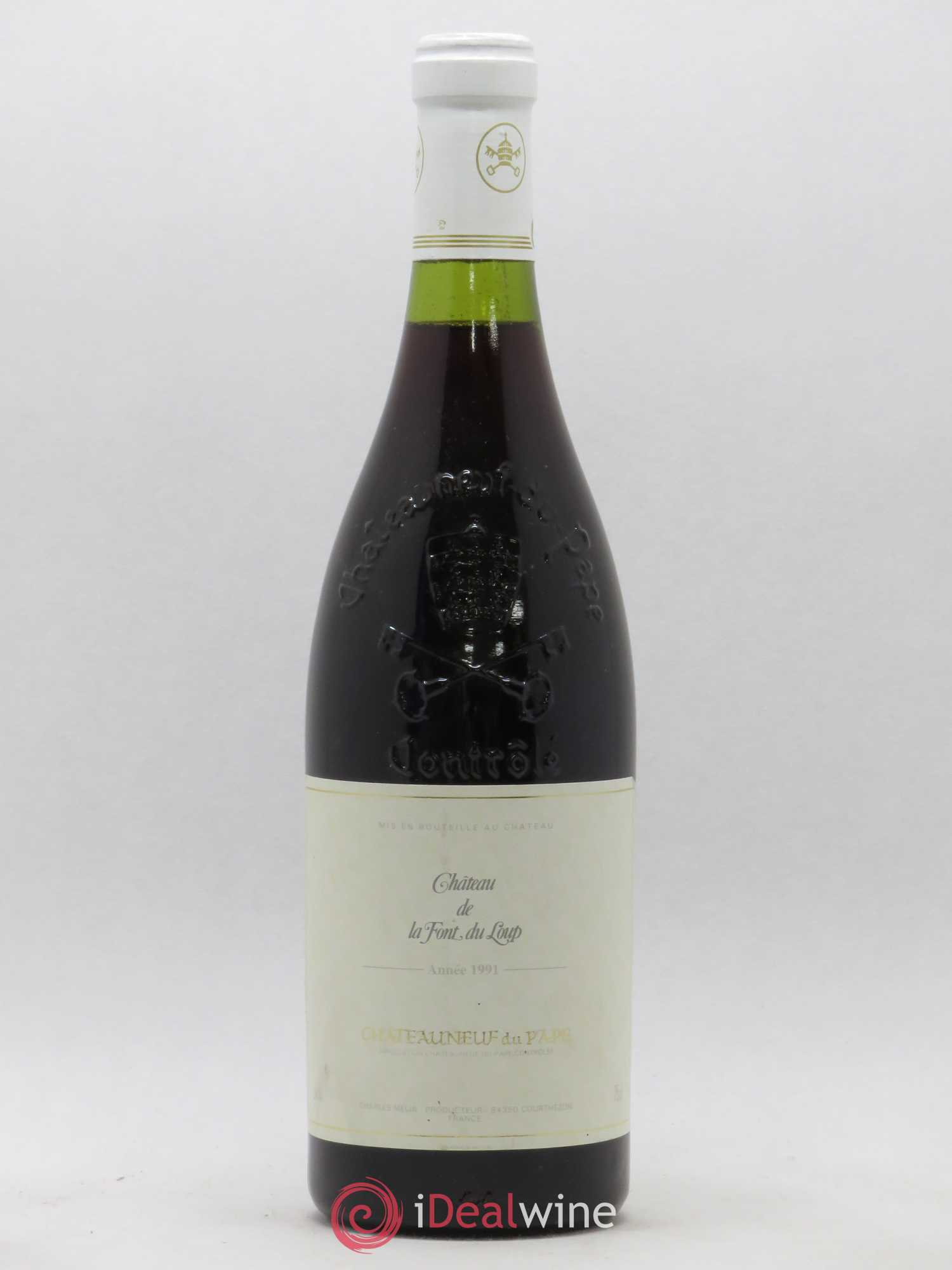 Châteauneuf-du-Pape Font du Loup 1991 - Lot de 1 bouteille - 0