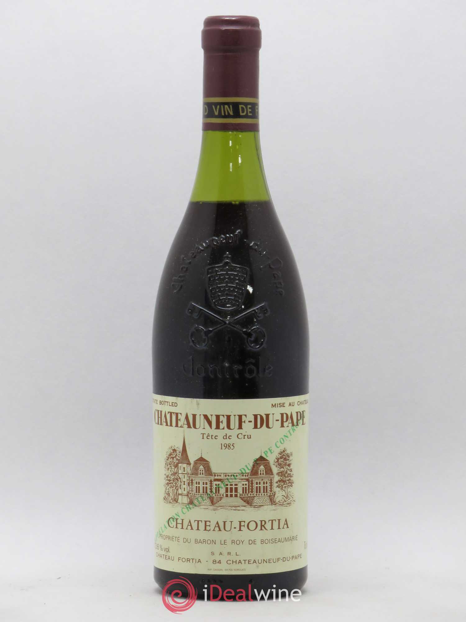 Châteauneuf-du-Pape Château Fortia Tête de Cru 1985 - Lot de 1 bouteille - 0