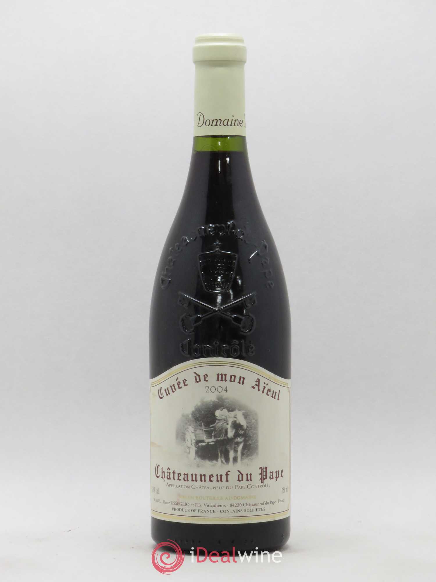 Châteauneuf-du-Pape Cuvée de mon Aïeul Pierre Usseglio & Fils 2004 - Lot de 1 bouteille - 0