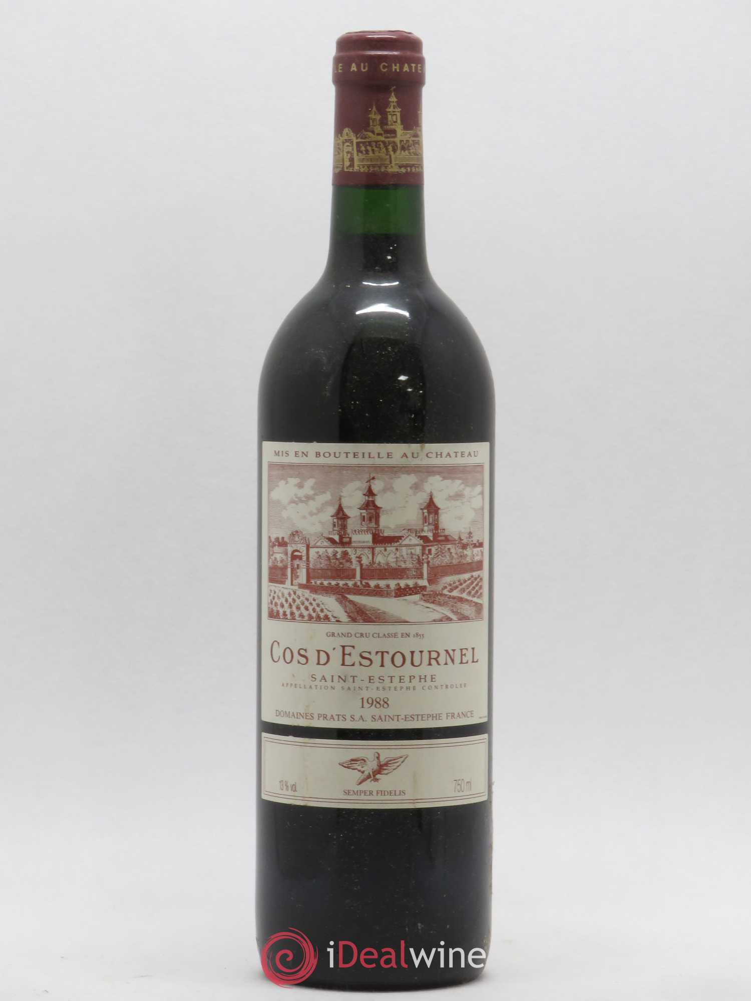 Cos d'Estournel 2ème Grand Cru Classé 1988 - Lot de 1 bouteille - 0