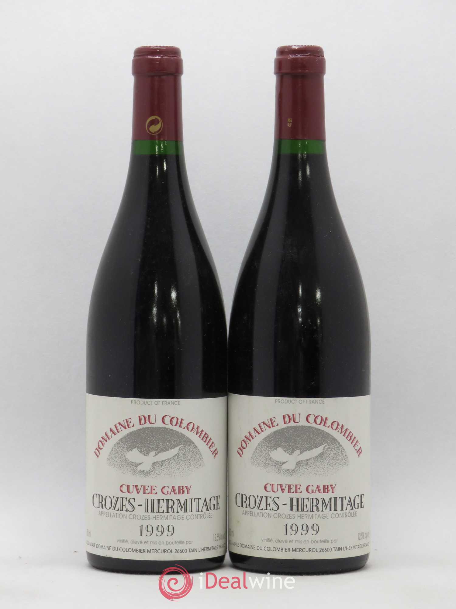 Crozes-Hermitage Cuvée Gaby Colombier (Domaine du) 1999 - Lot de 2 bouteilles - 0