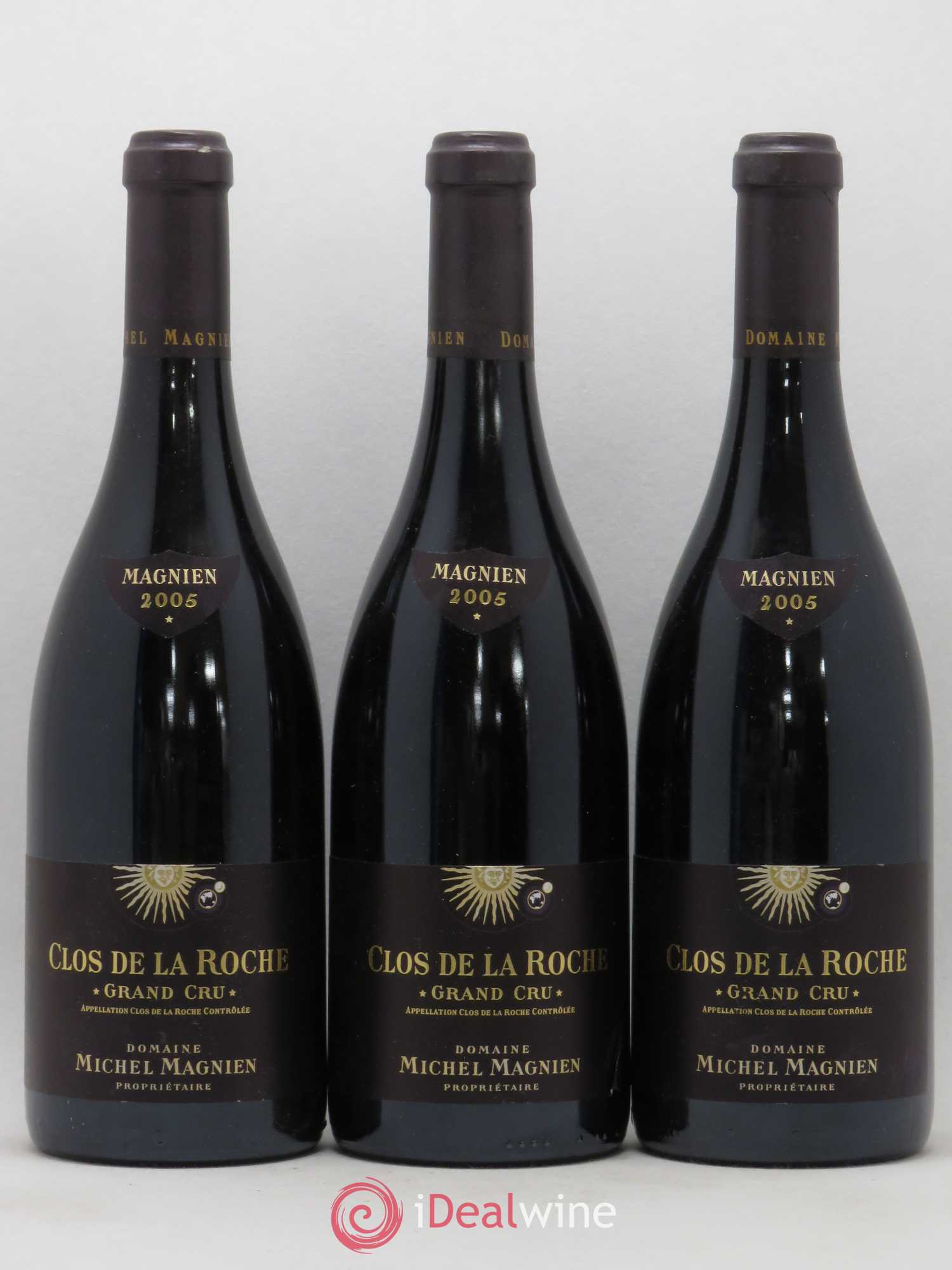 Clos de la Roche Grand Cru Michel Magnien 2005 - Lot de 3 bouteilles - 0