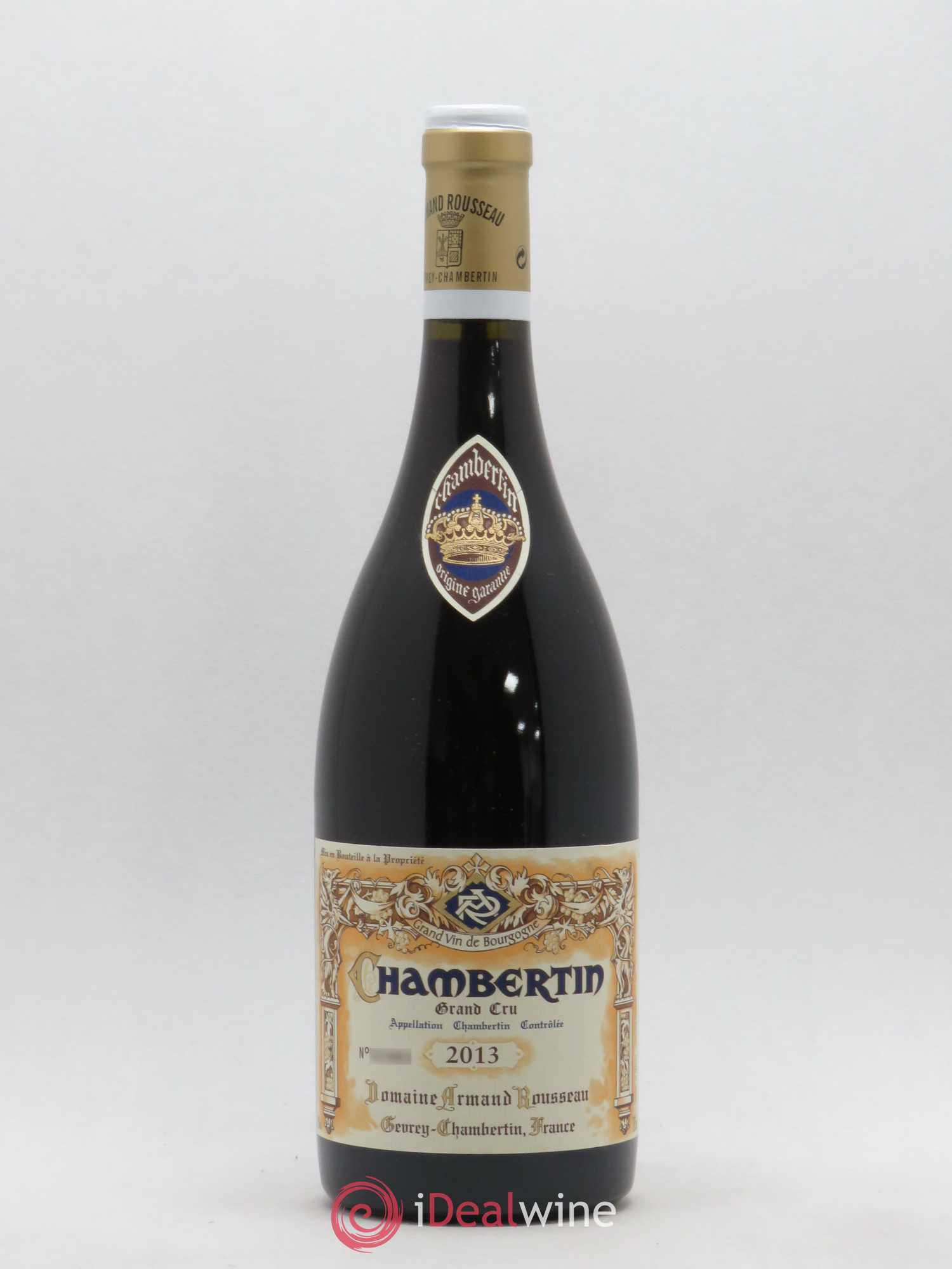 Chambertin Grand Cru Armand Rousseau (Domaine) 2013 - Lot de 1 bouteille - 0
