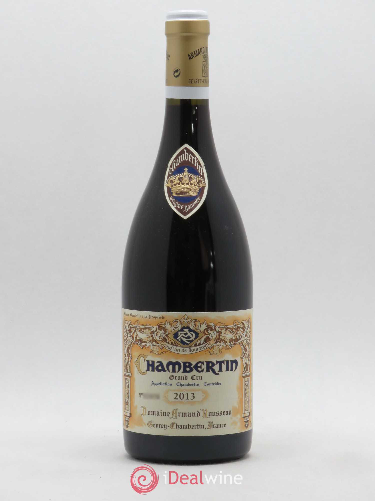 Chambertin Grand Cru Armand Rousseau (Domaine) 2013 - Lot de 1 bouteille - 0
