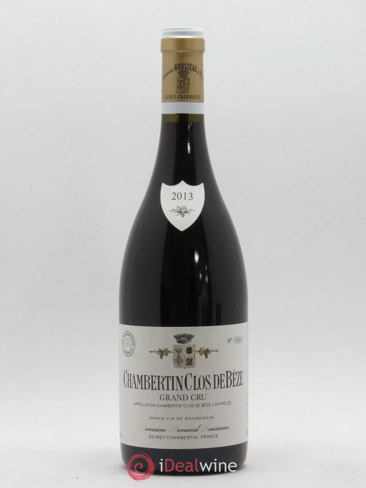 Chambertin Clos de Bèze Grand Cru Armand Rousseau (Domaine) 2013 - Lot de 1 bouteille - 0