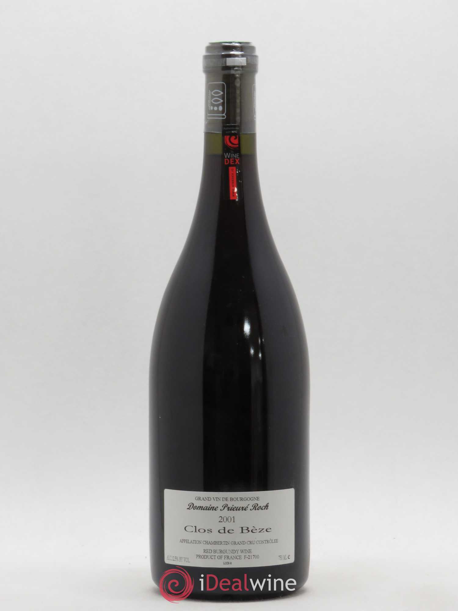 Chambertin Clos de Bèze Grand Cru Prieuré Roch 2001 - Lot de 1 bouteille - 1