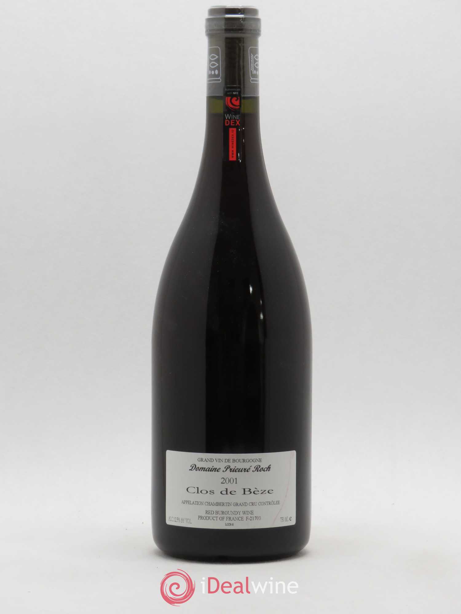 Chambertin Clos de Bèze Grand Cru Prieuré Roch 2001 - Lot de 1 bouteille - 1